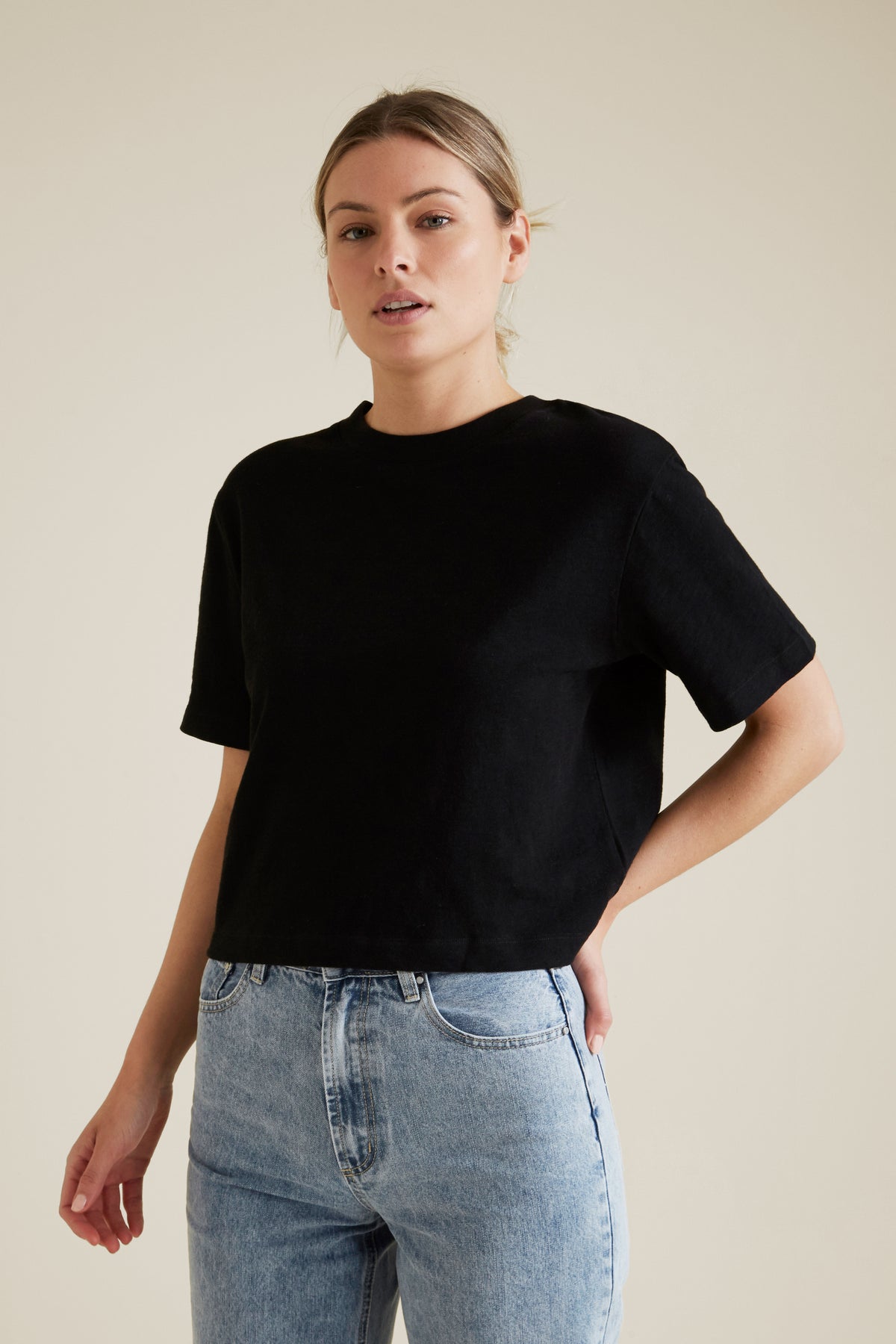 Boxy Slub Tee
