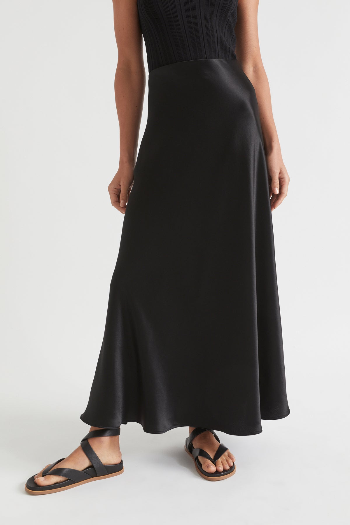 Satin Maxi Skirt