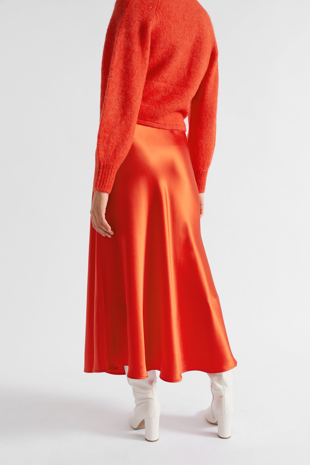 Satin Maxi Skirt