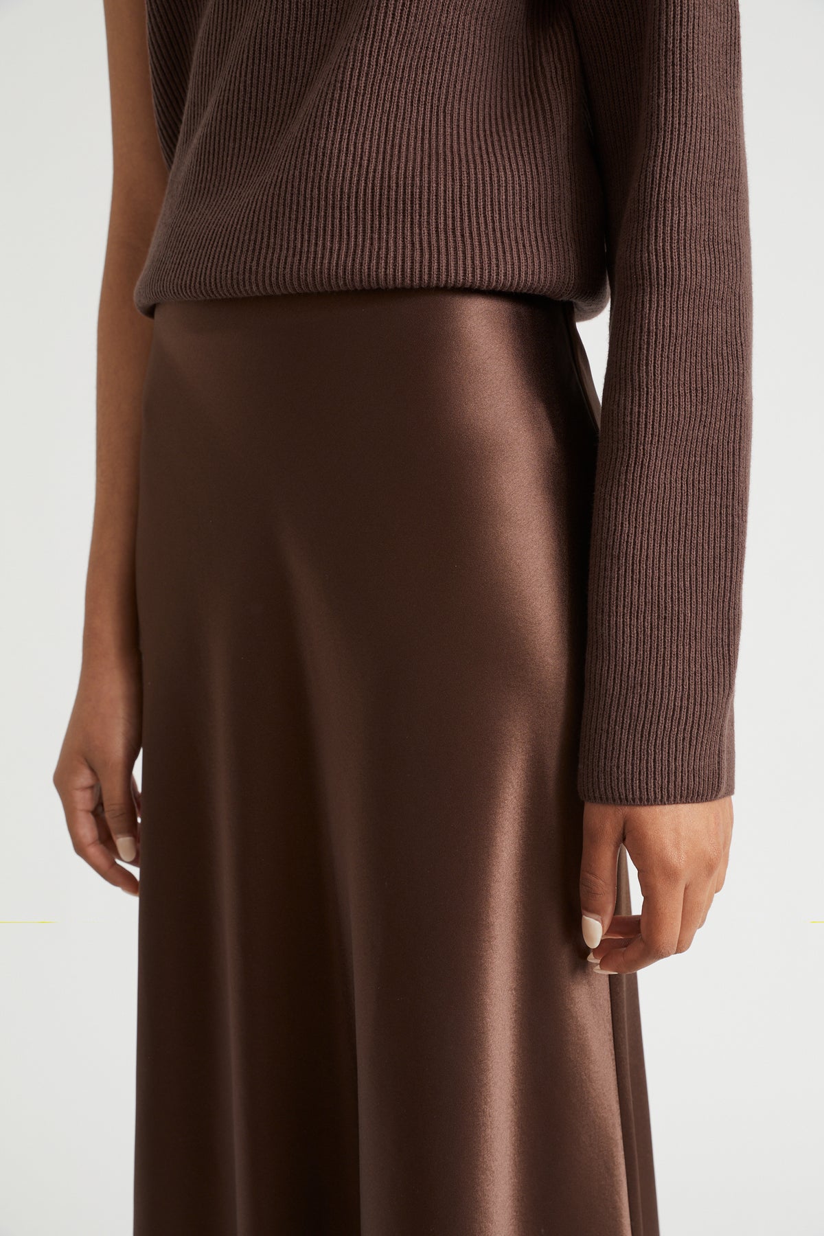 Satin Maxi Skirt