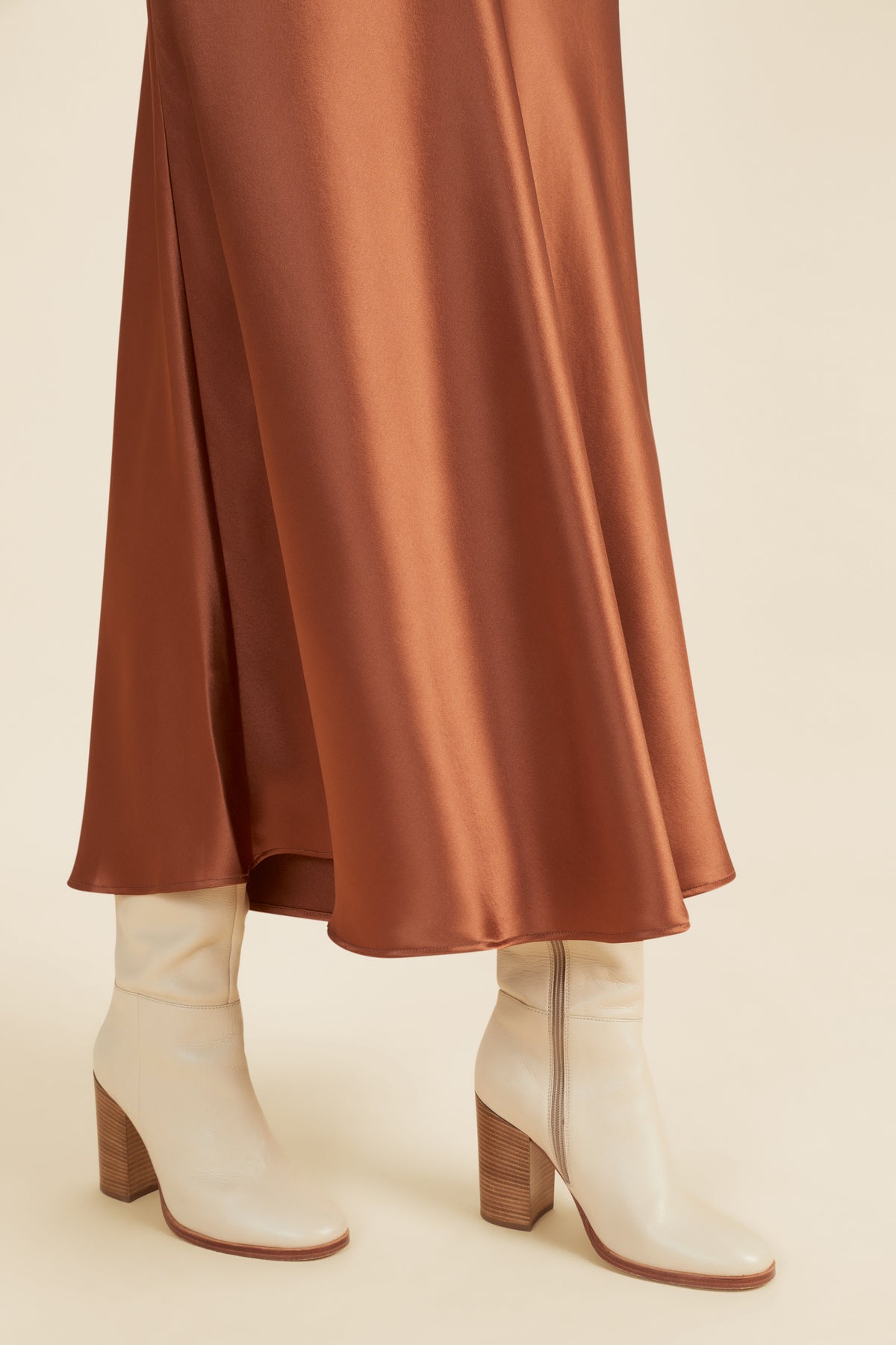 Satin Maxi Skirt