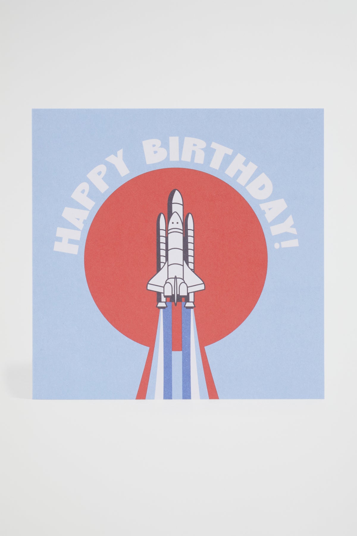 Large Rocket Birthday Card