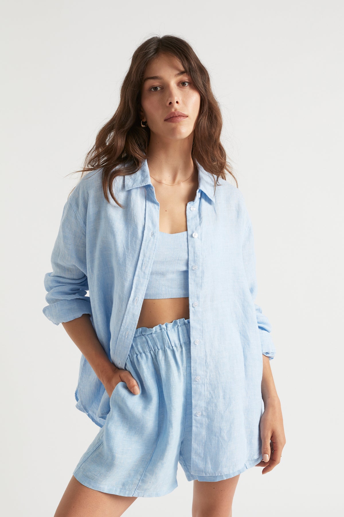 Core Linen Boyfriend Shirt