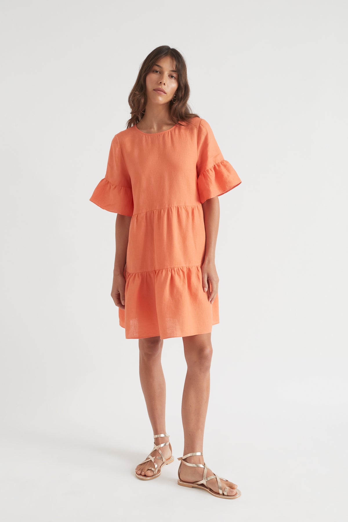 Core Linen Mini Dress
