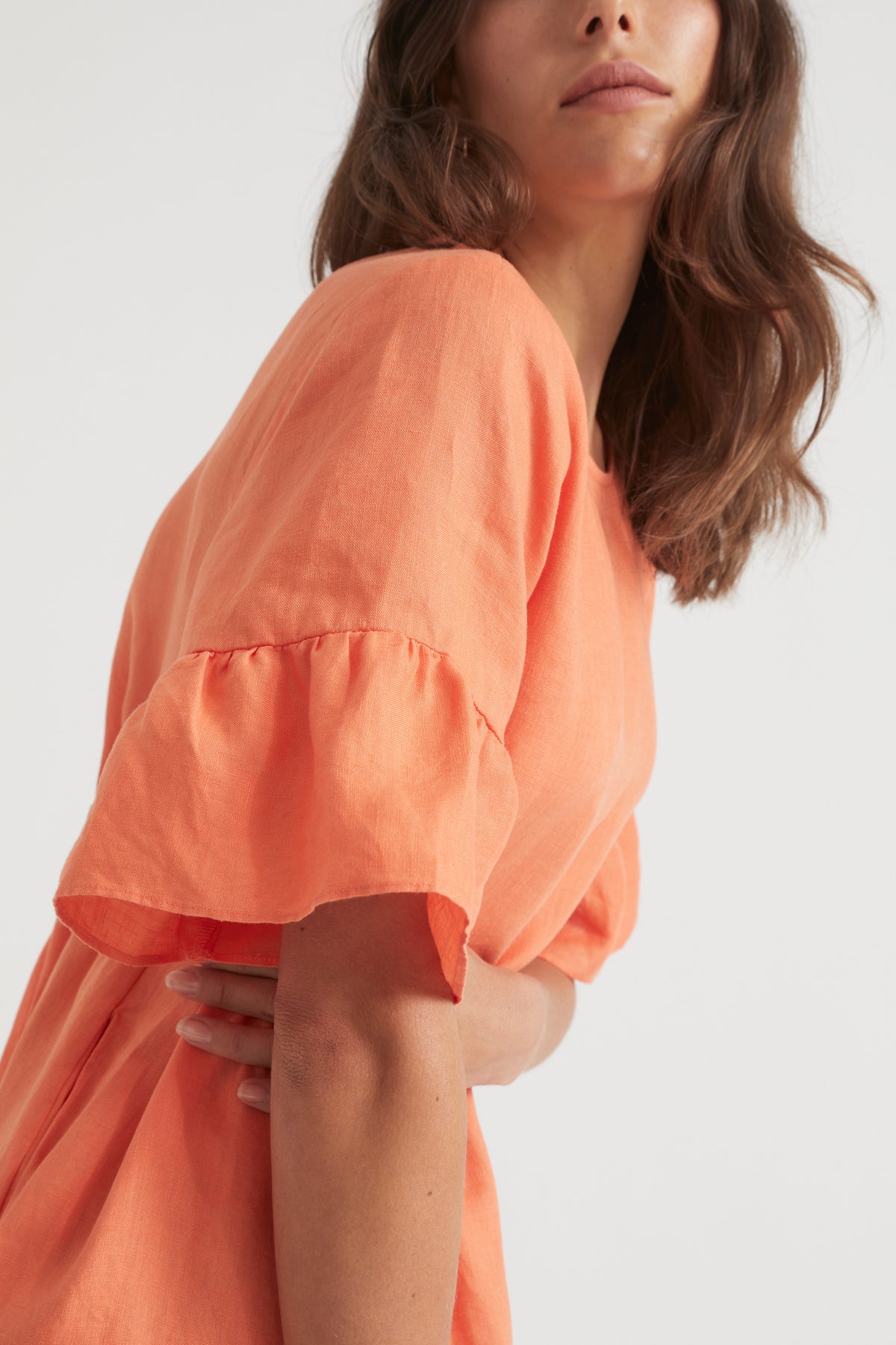 Core Linen Mini Dress