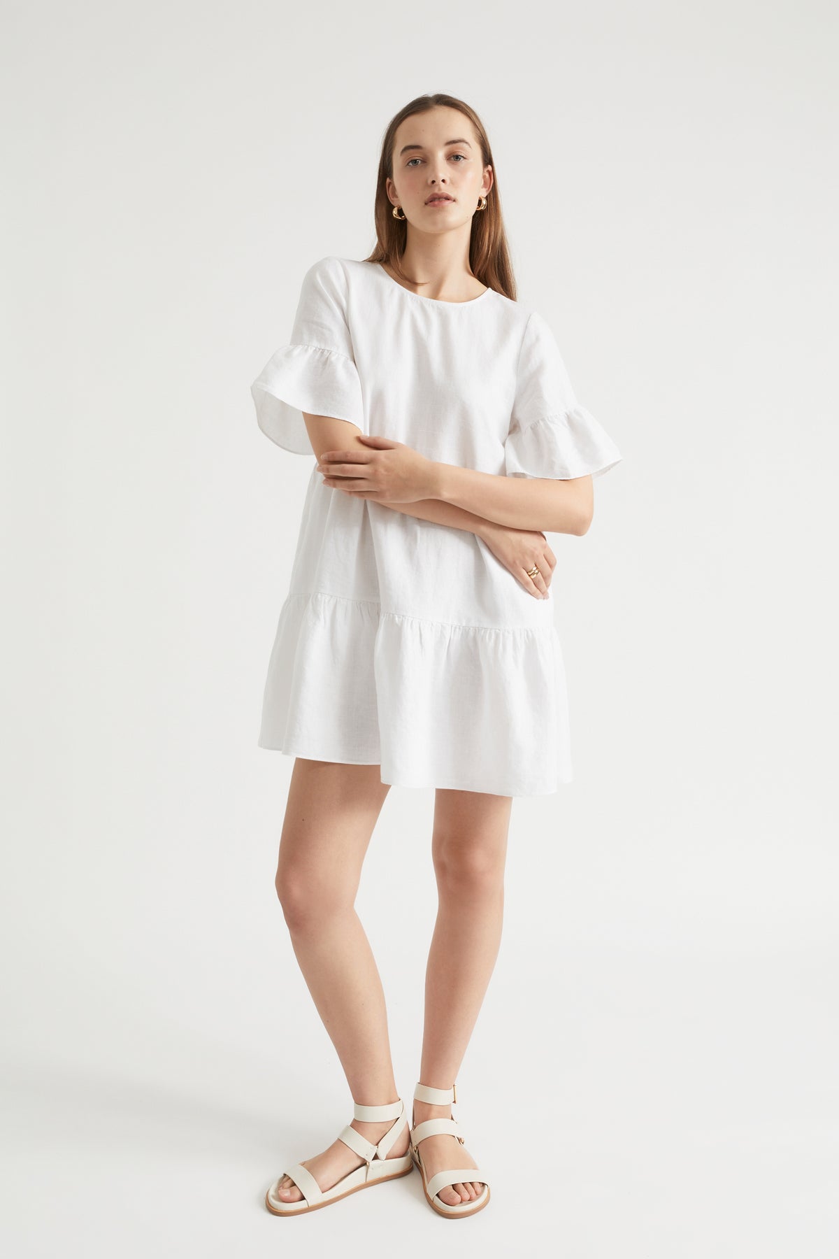 Core Linen Mini Dress