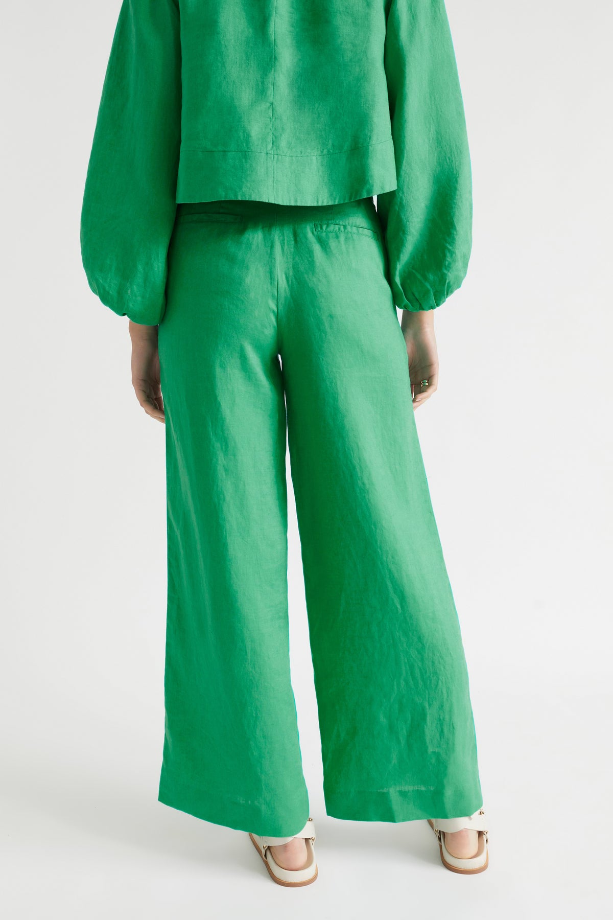 Core Linen Waisted Pant