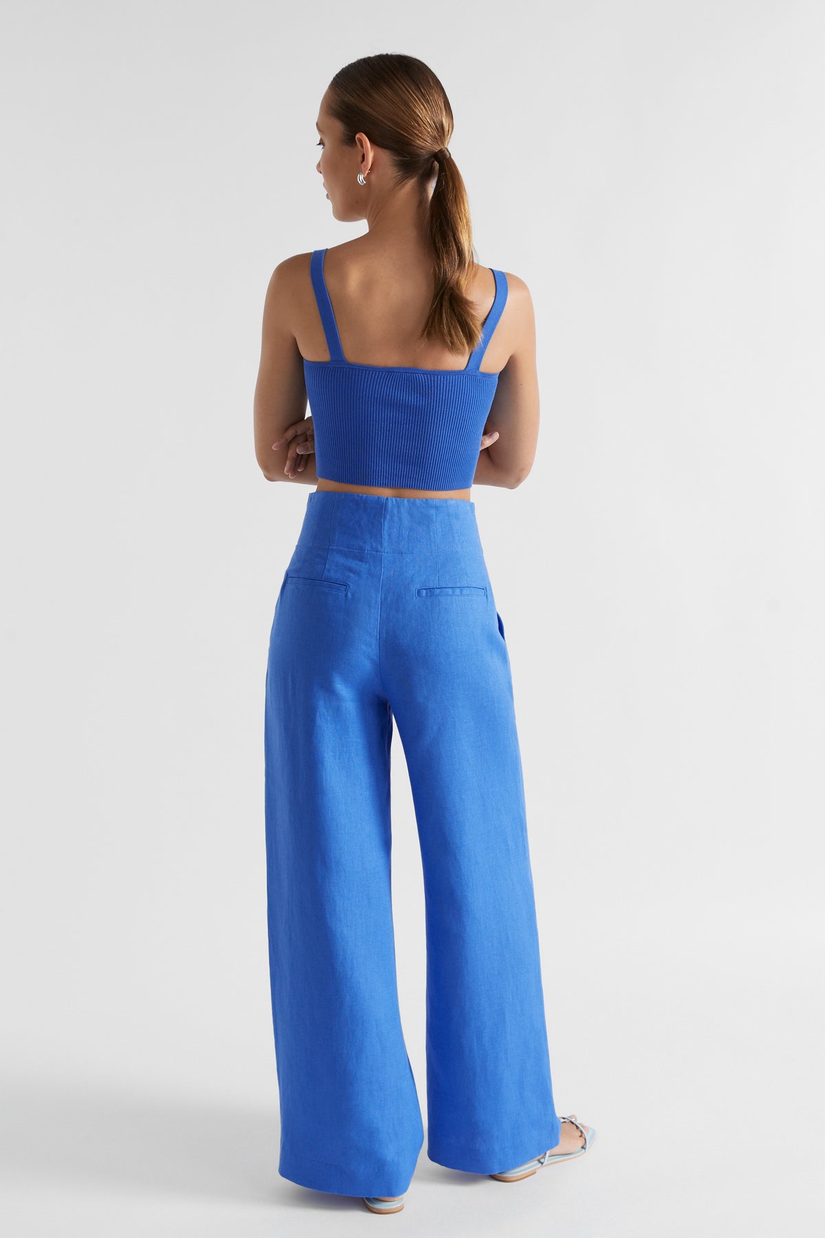 Core Linen Waisted Pant