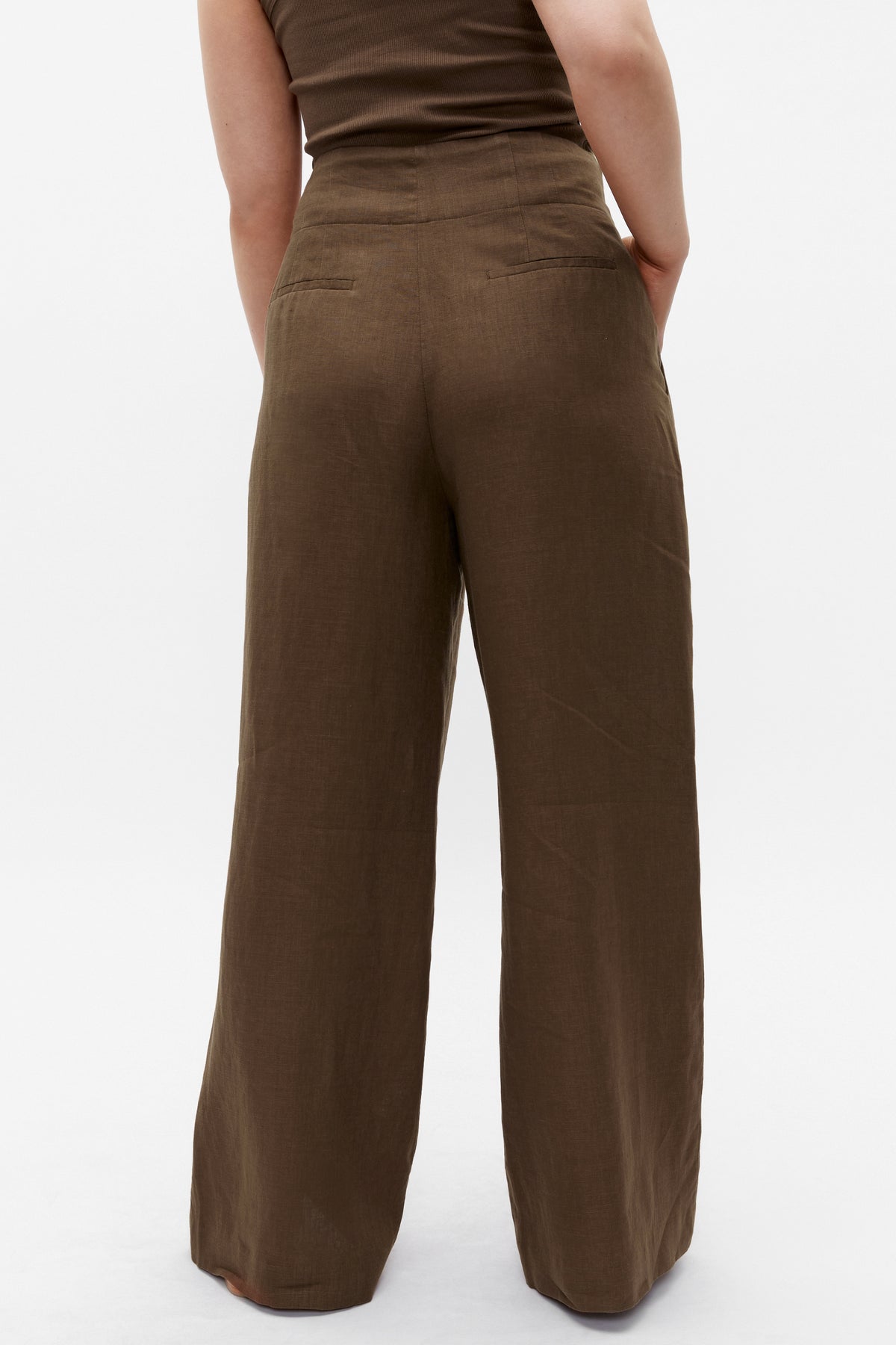 Core Linen Waisted Pant
