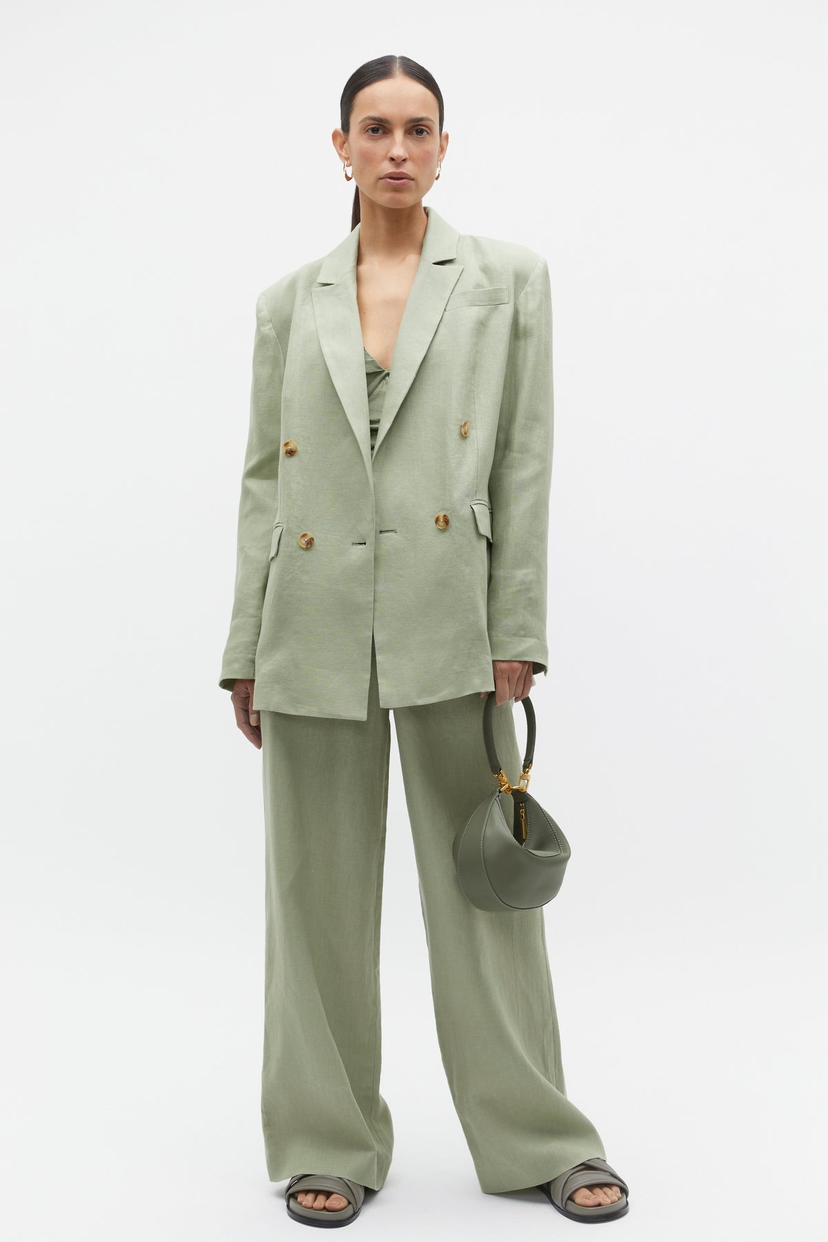 Core Linen Waisted Pant
