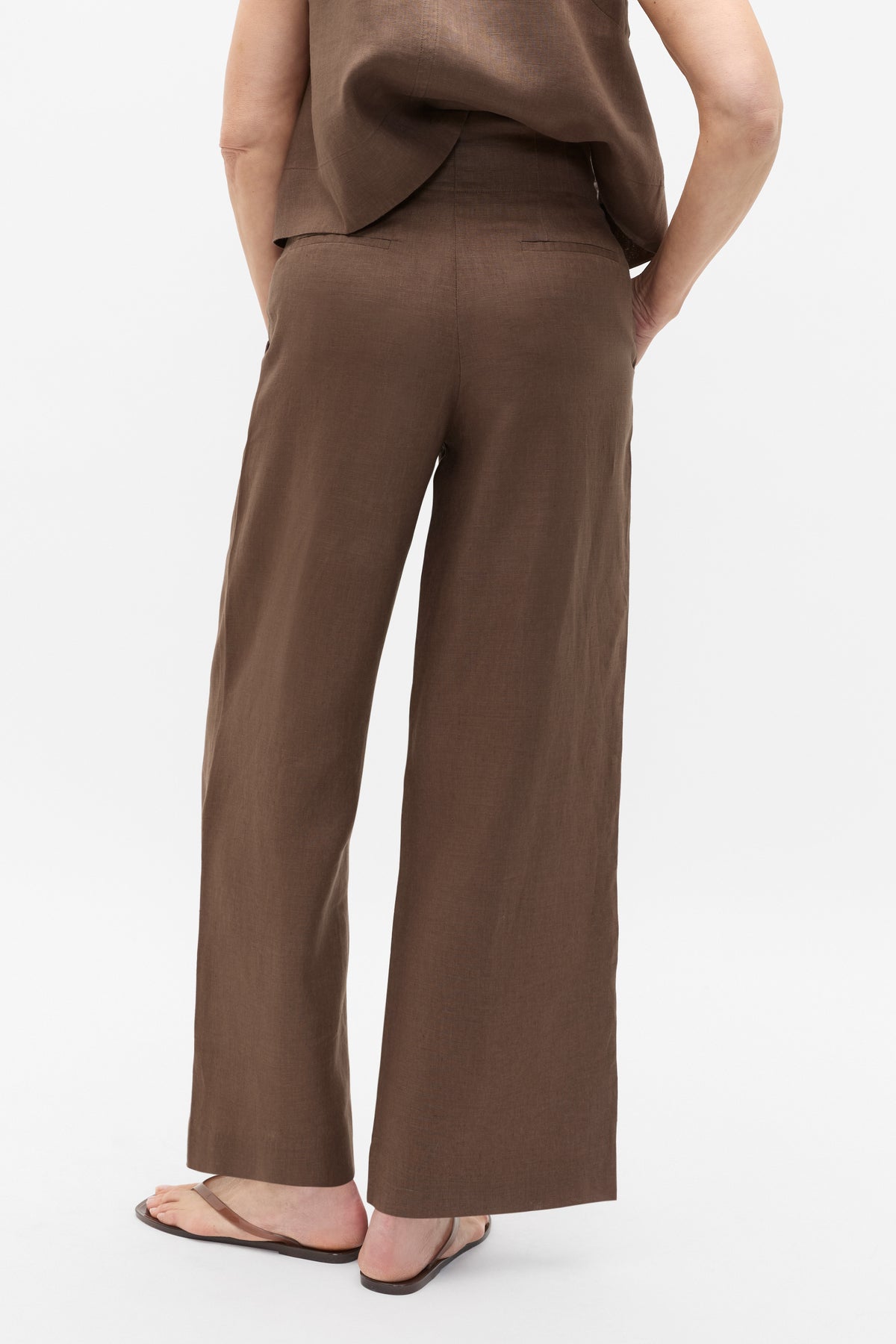 Core Linen Waisted Pant
