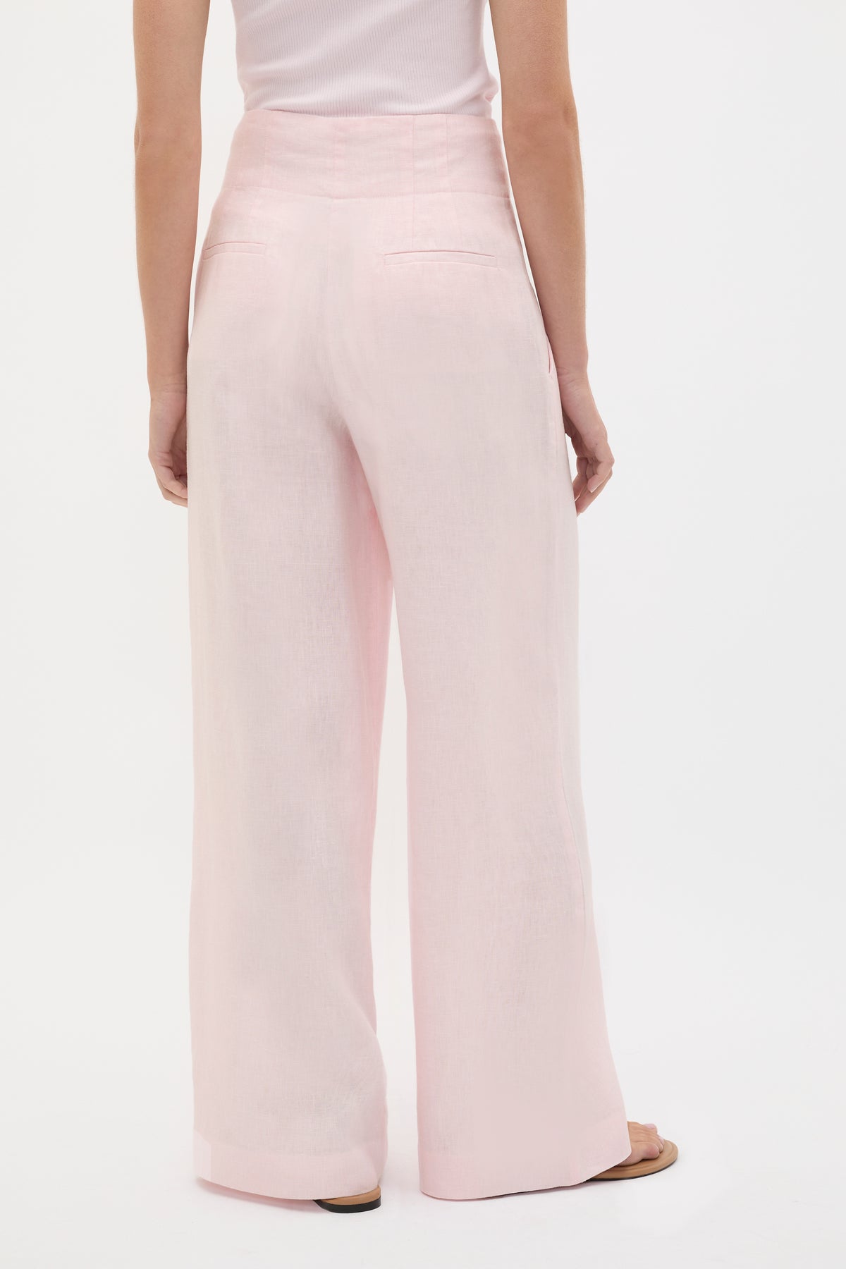 Core Linen Waisted Pant