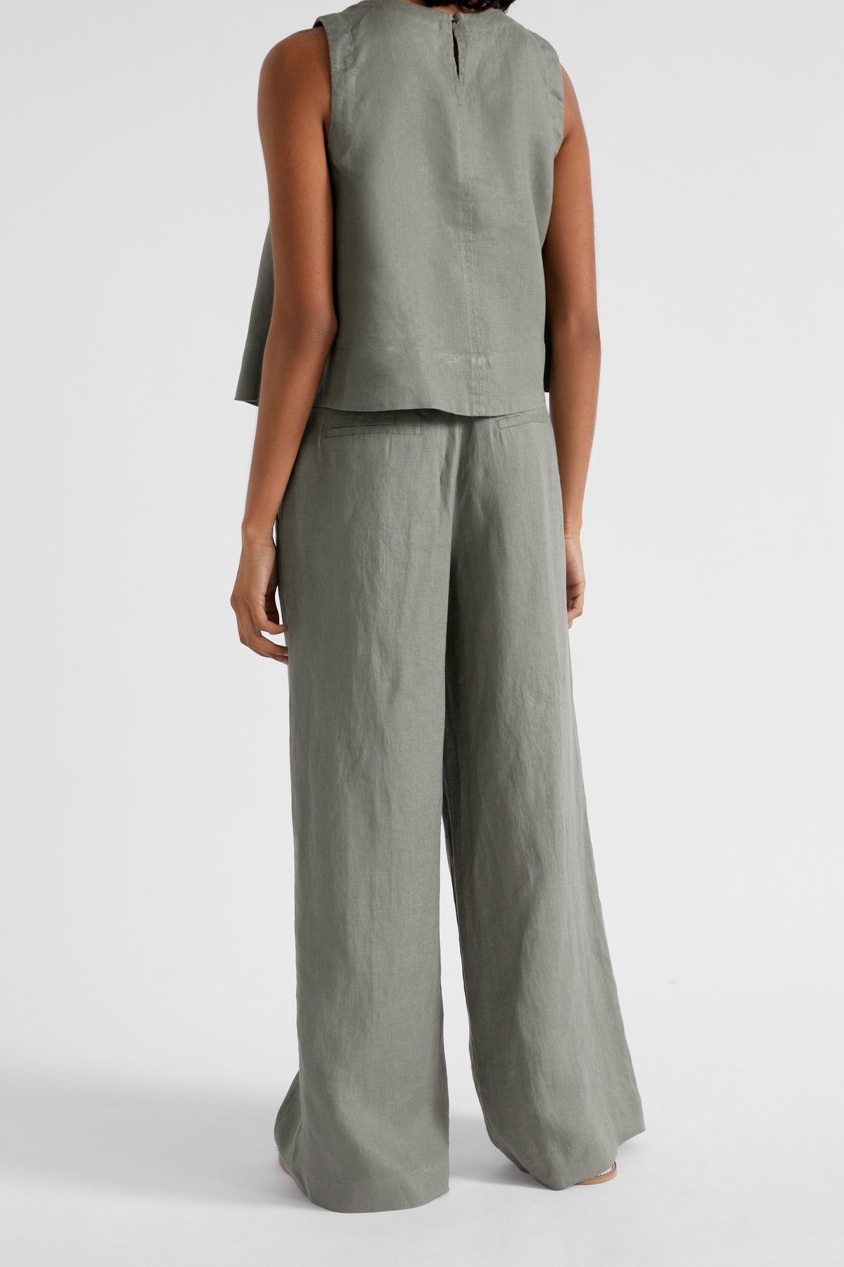 Core Linen Waisted Pant