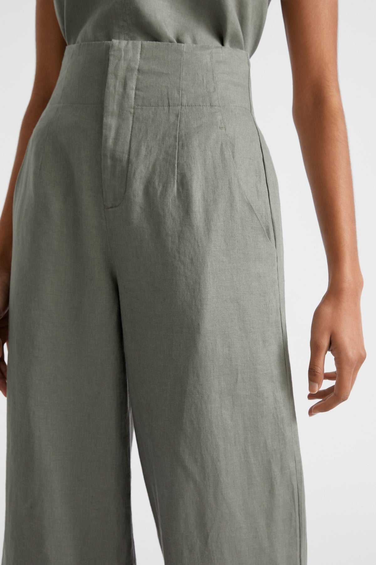 Core Linen Waisted Pant