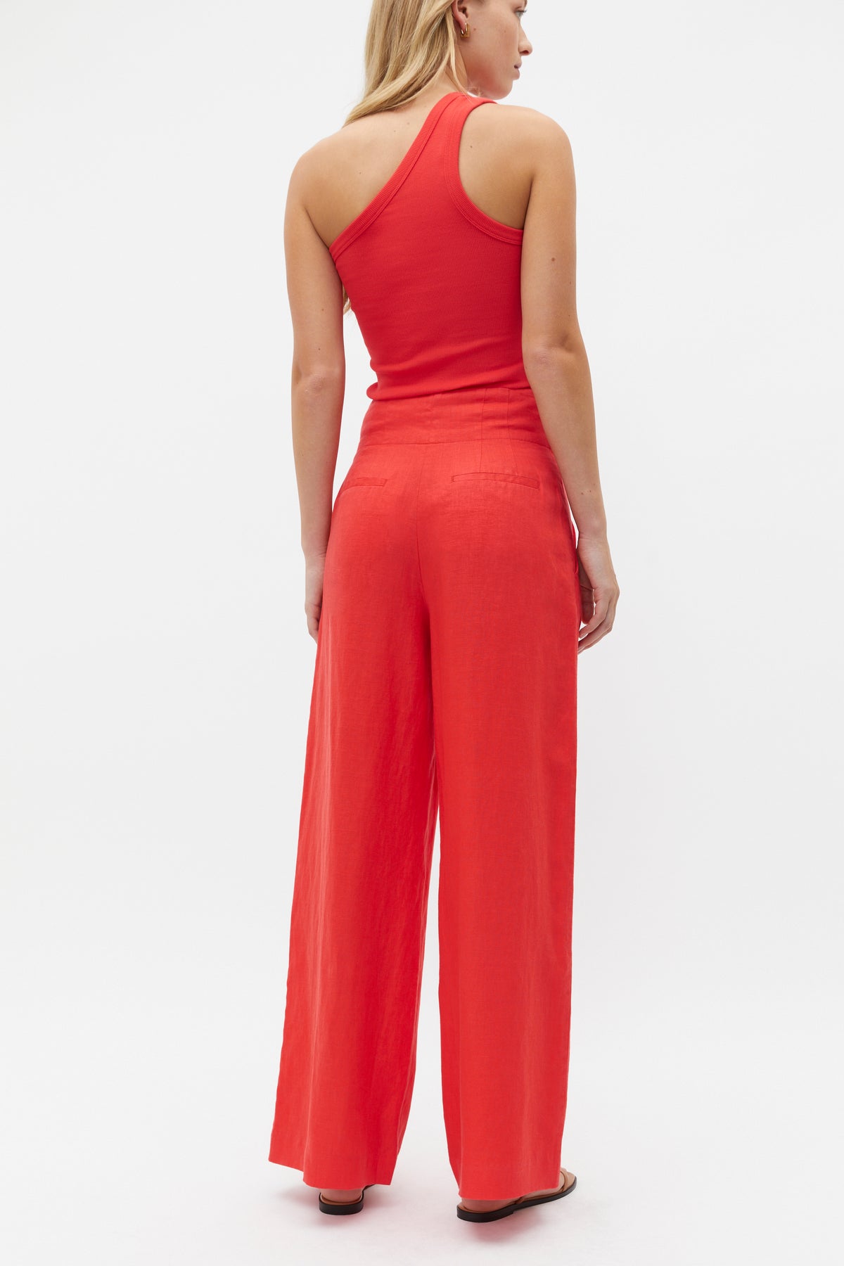 Core Linen Waisted Pant