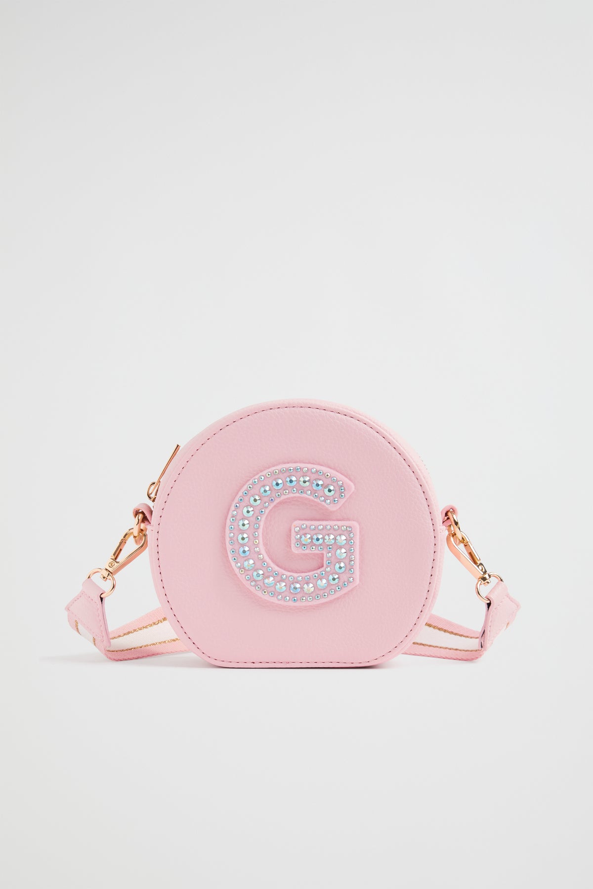 Circle Jewel Initial Bag