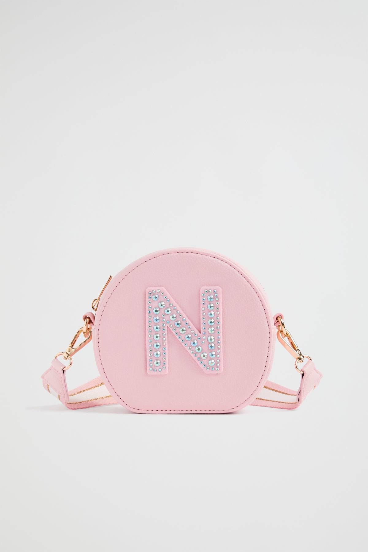 Circle Jewel Initial Bag