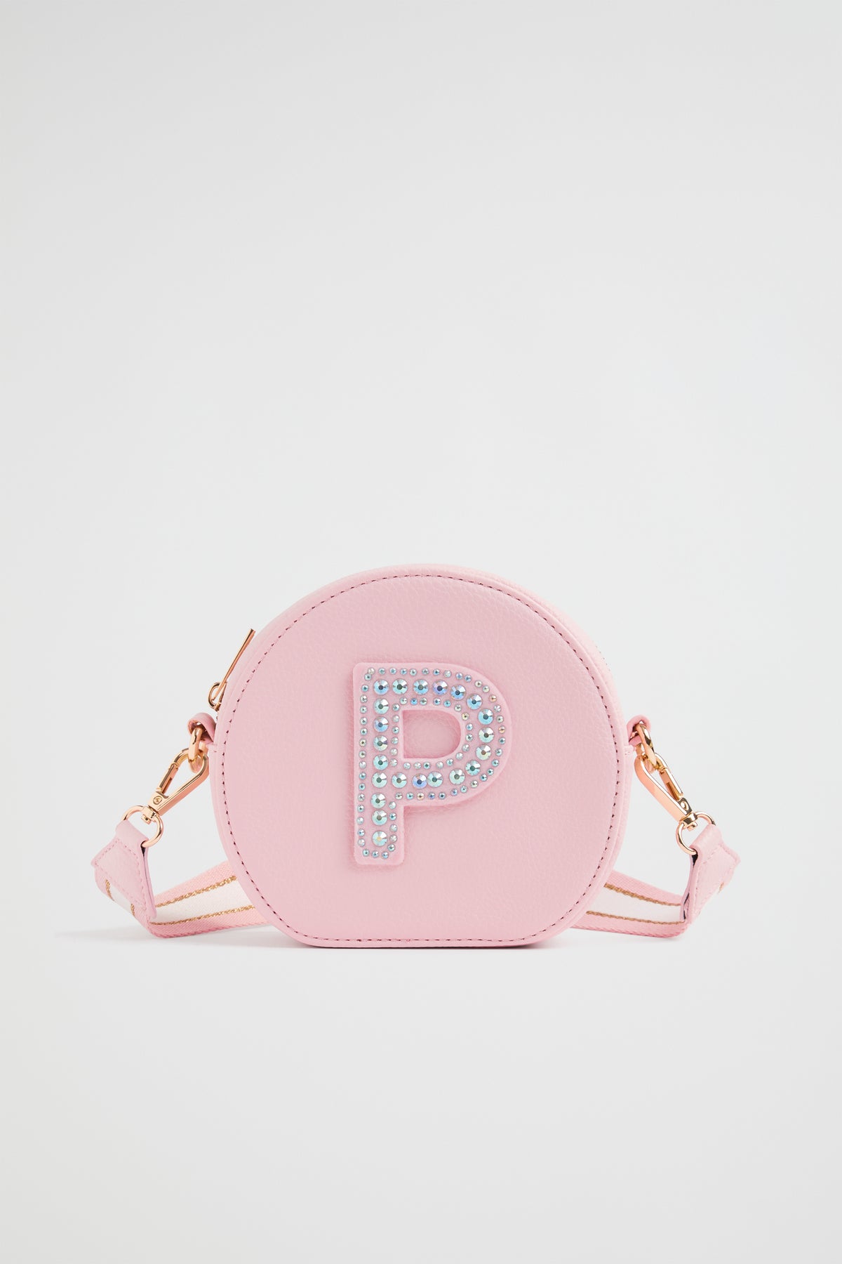 Circle Jewel Initial Bag