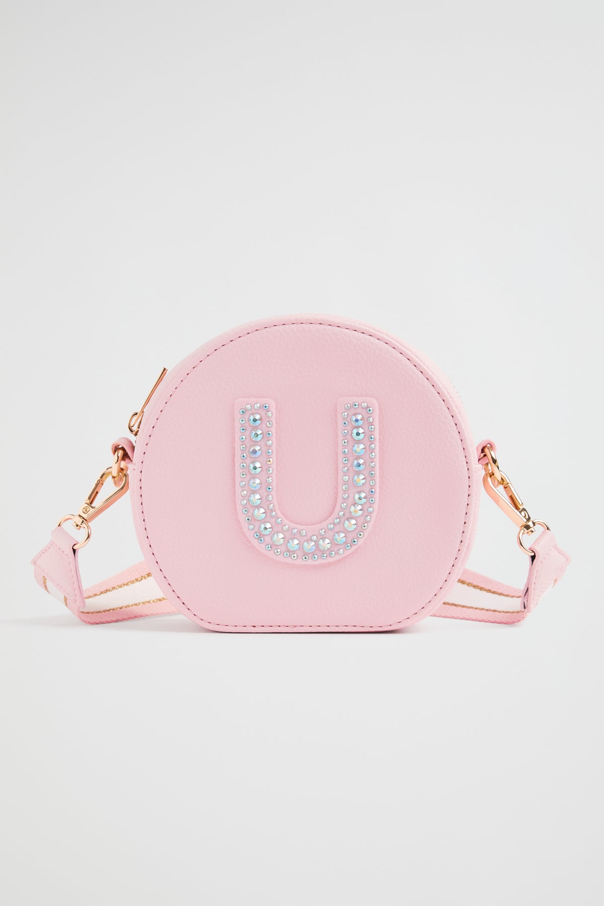 Circle Jewel Initial Bag