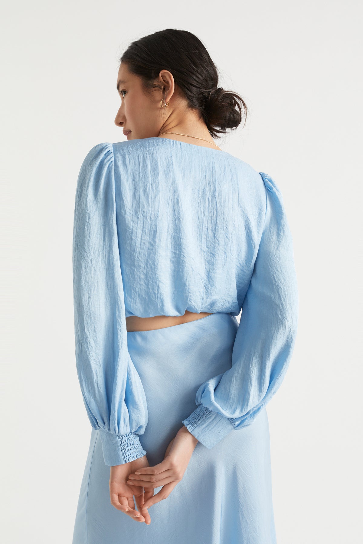 Satin Twist Top