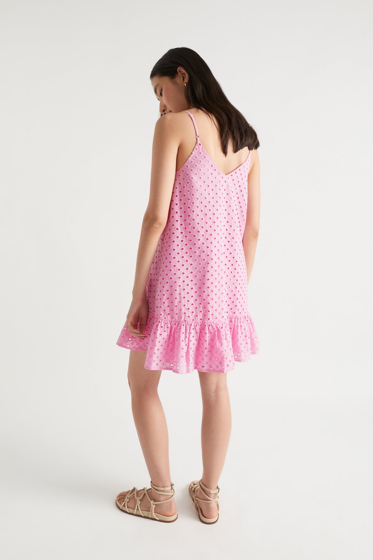 Broderie Swing Mini Dress