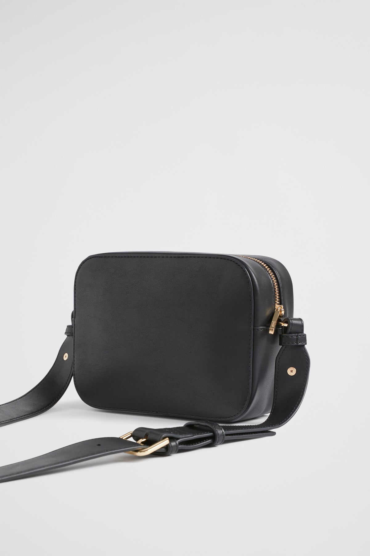 Textured Logo Crossbody Bag