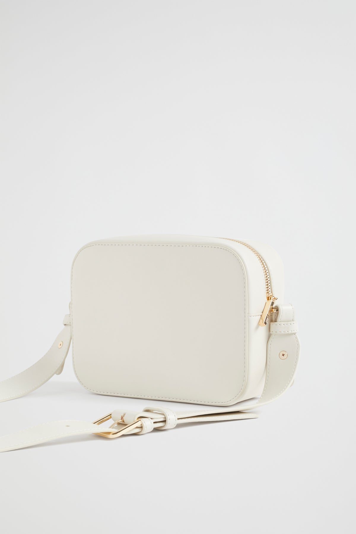 Textured Logo Crossbody Bag