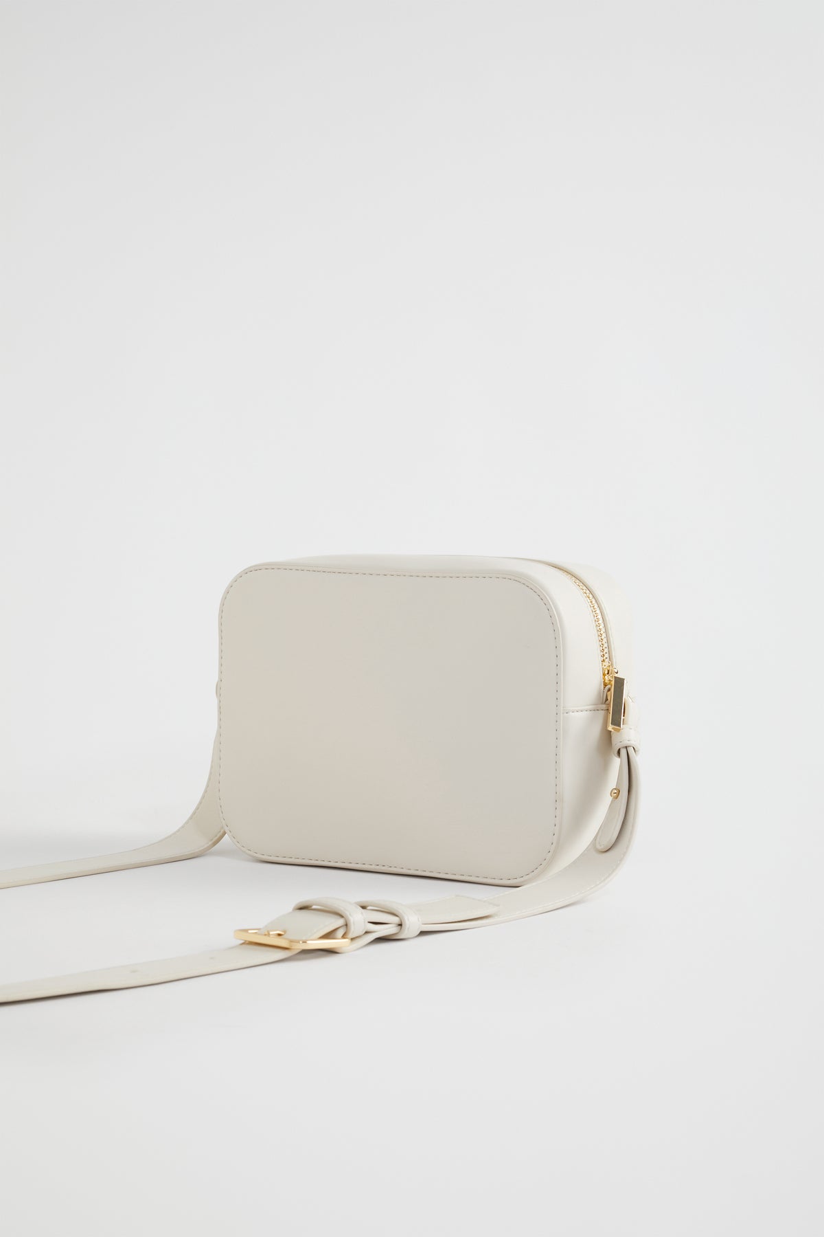 Textured Logo Crossbody Bag