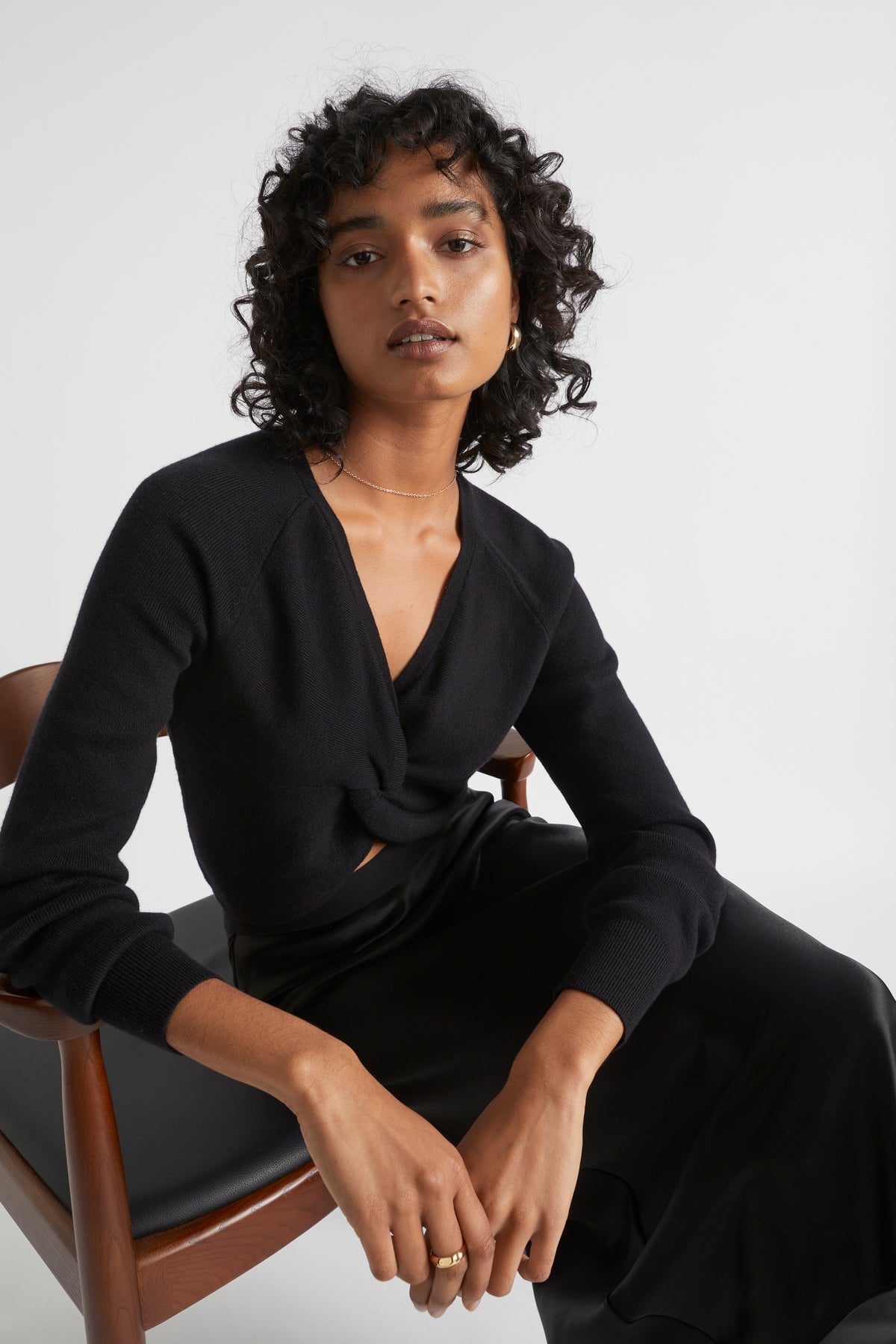 Twist Front Knit
