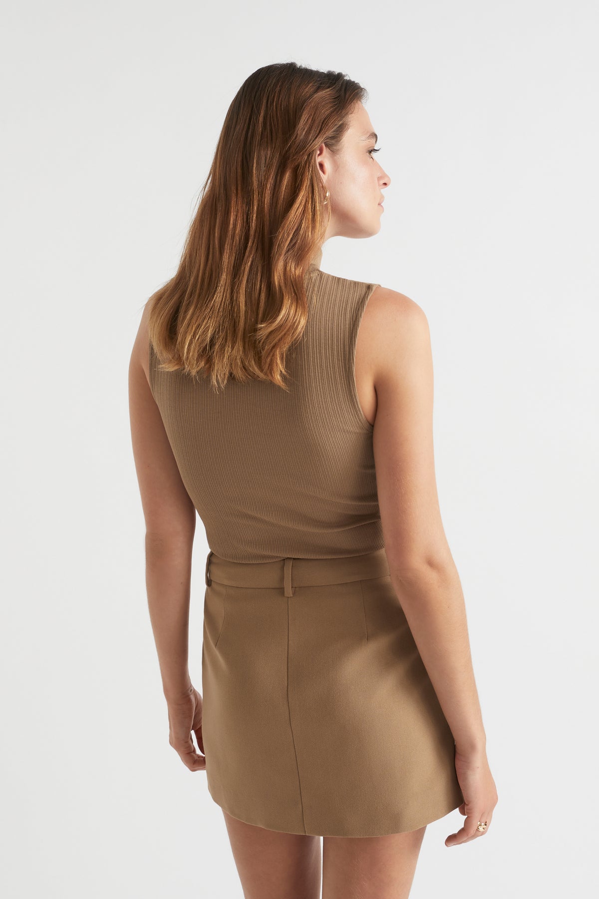 Mini Suit Skirt
