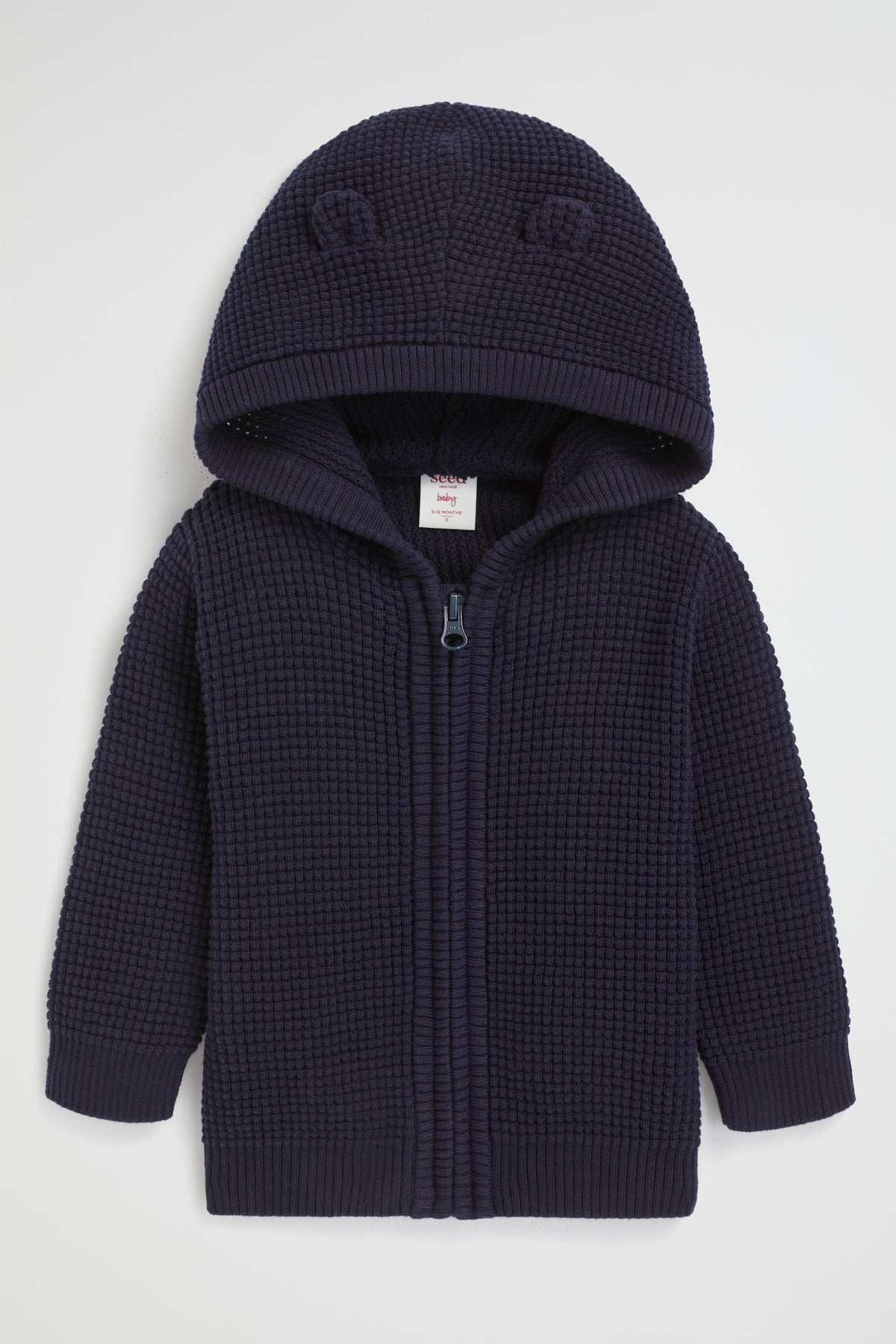 Waffle Zip Knit