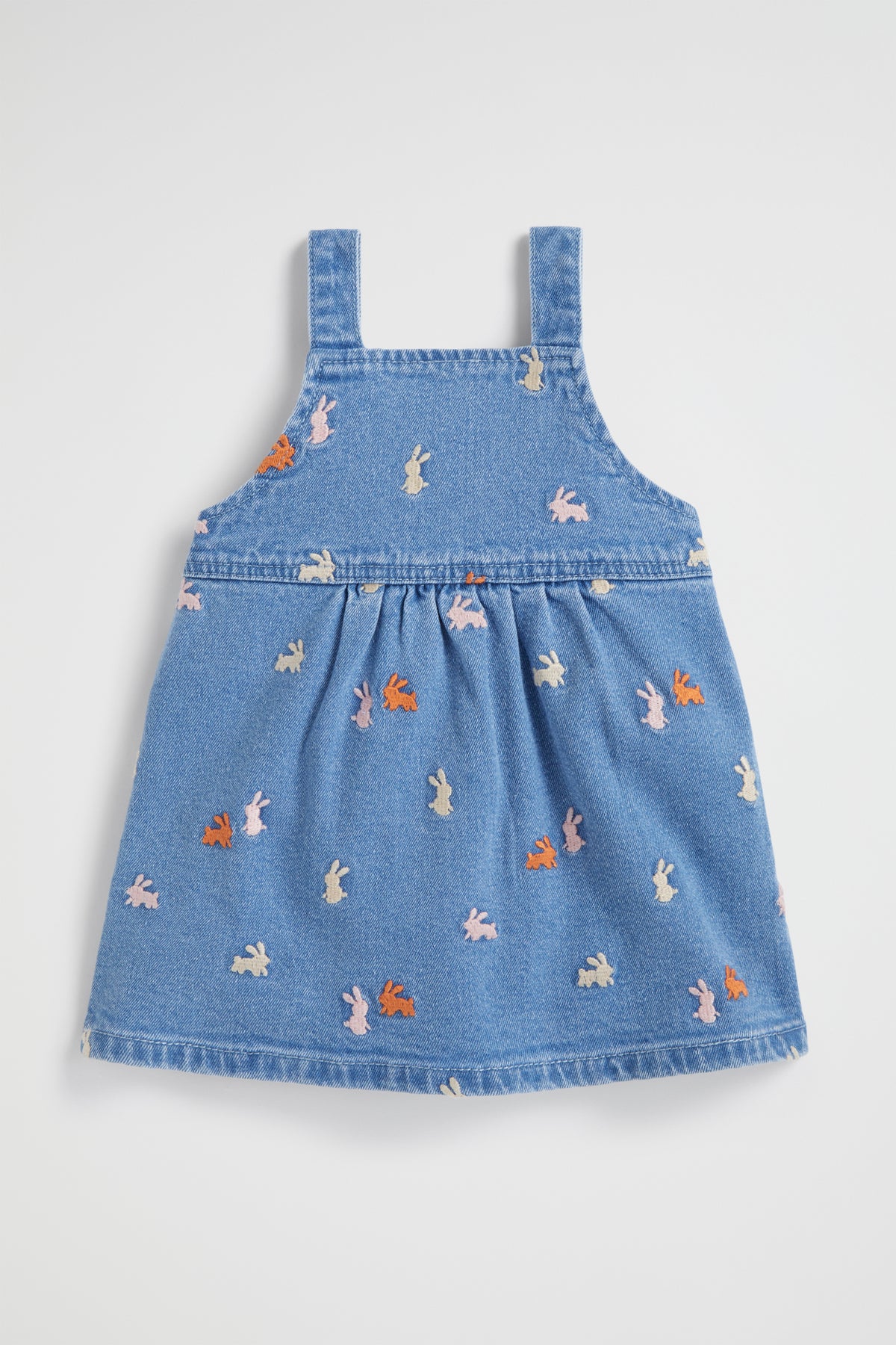 Bunny Denim Pinafore