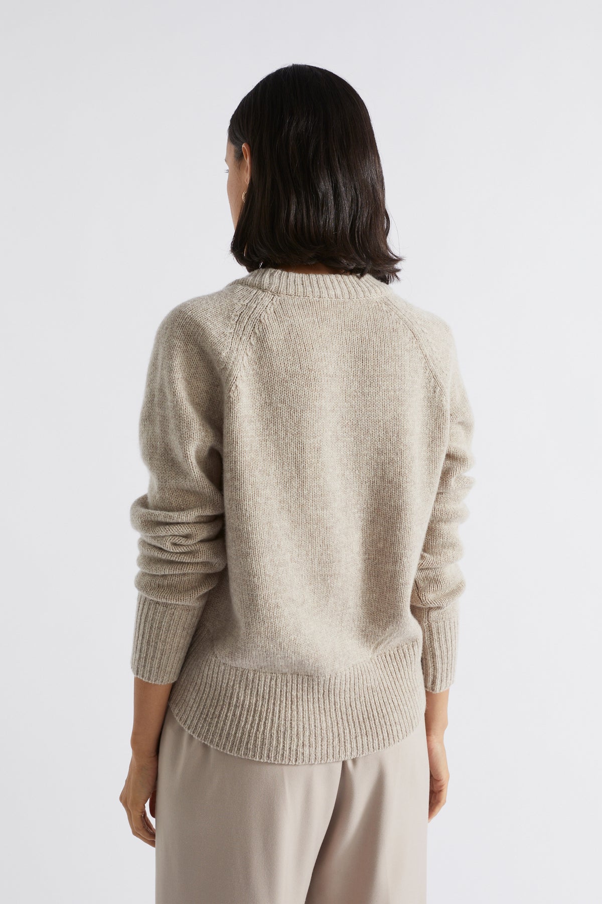 Merino Wool Raglan Cardigan