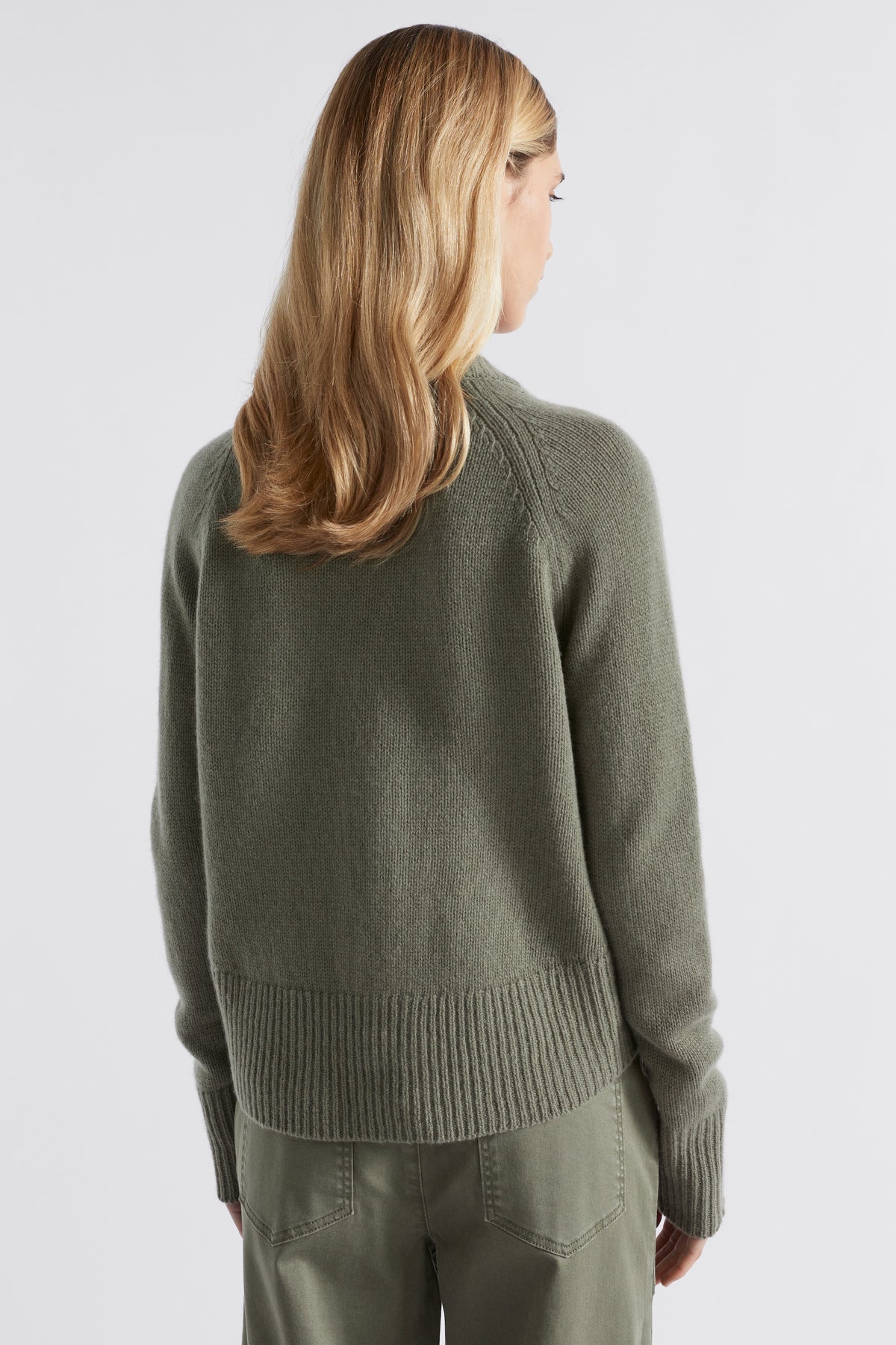 Merino Wool Raglan Cardigan