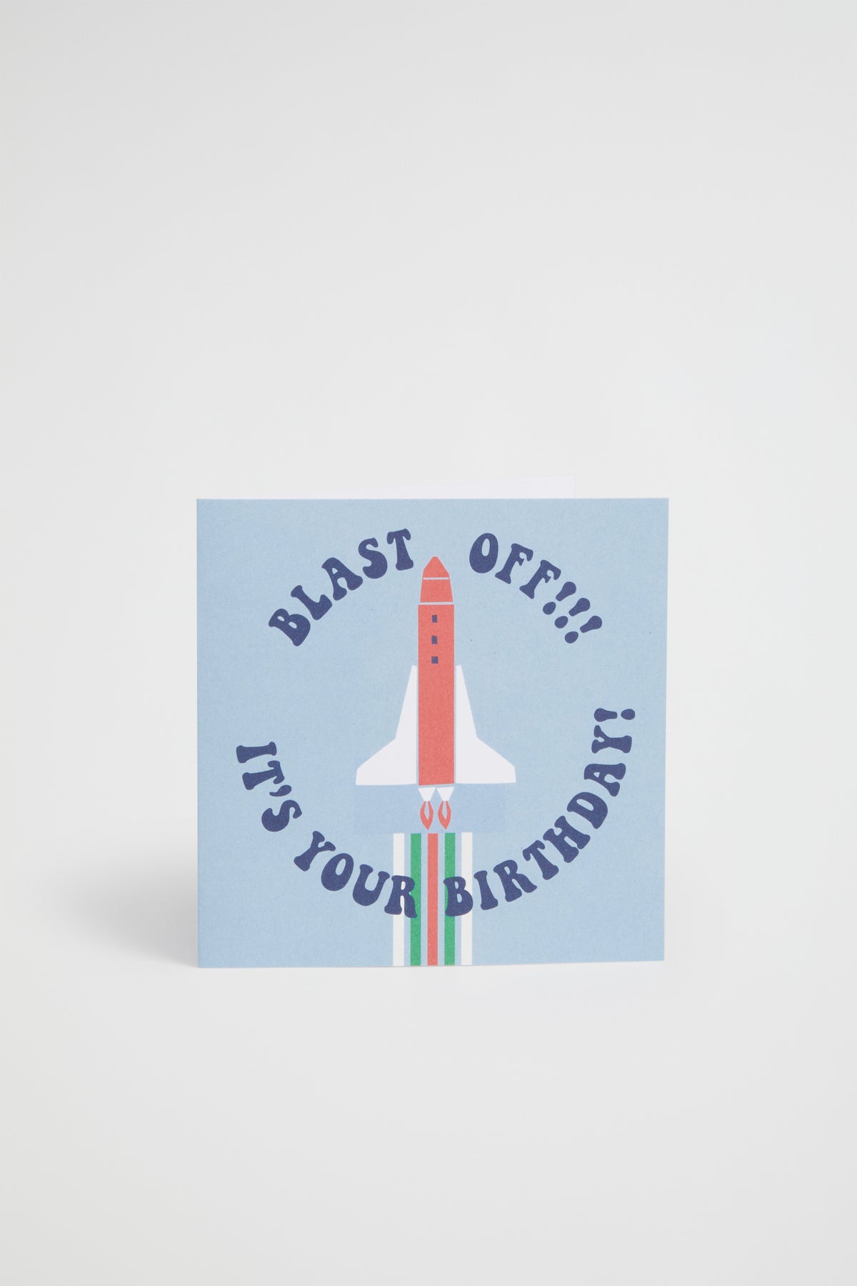 Large Rocket Birthday Card