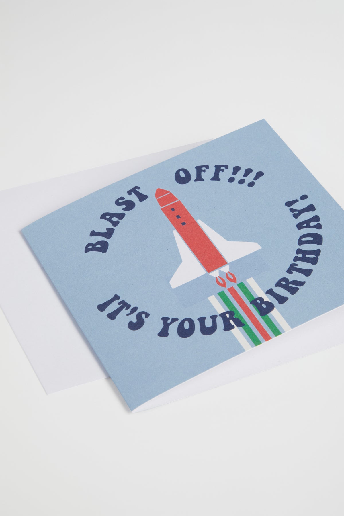 Large Rocket Birthday Card