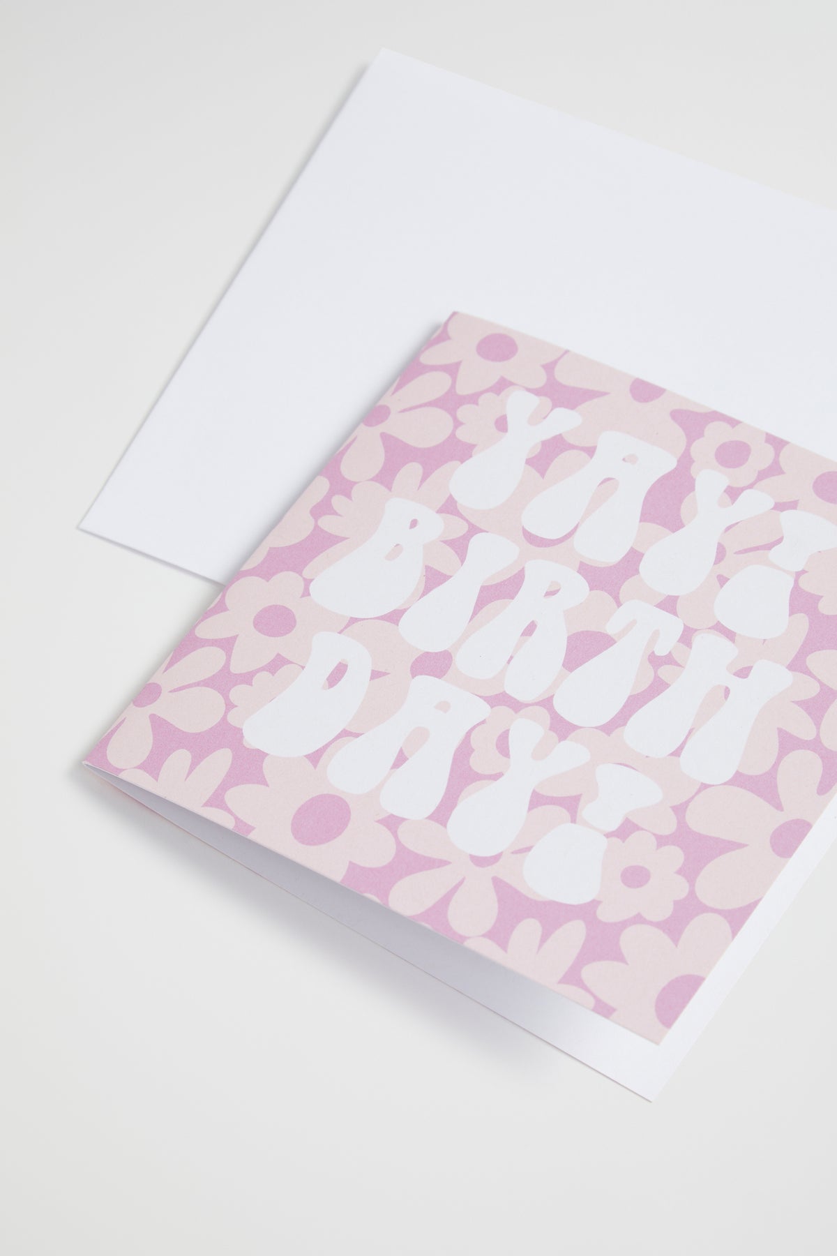 Large Happy Birthday Daisy Card
