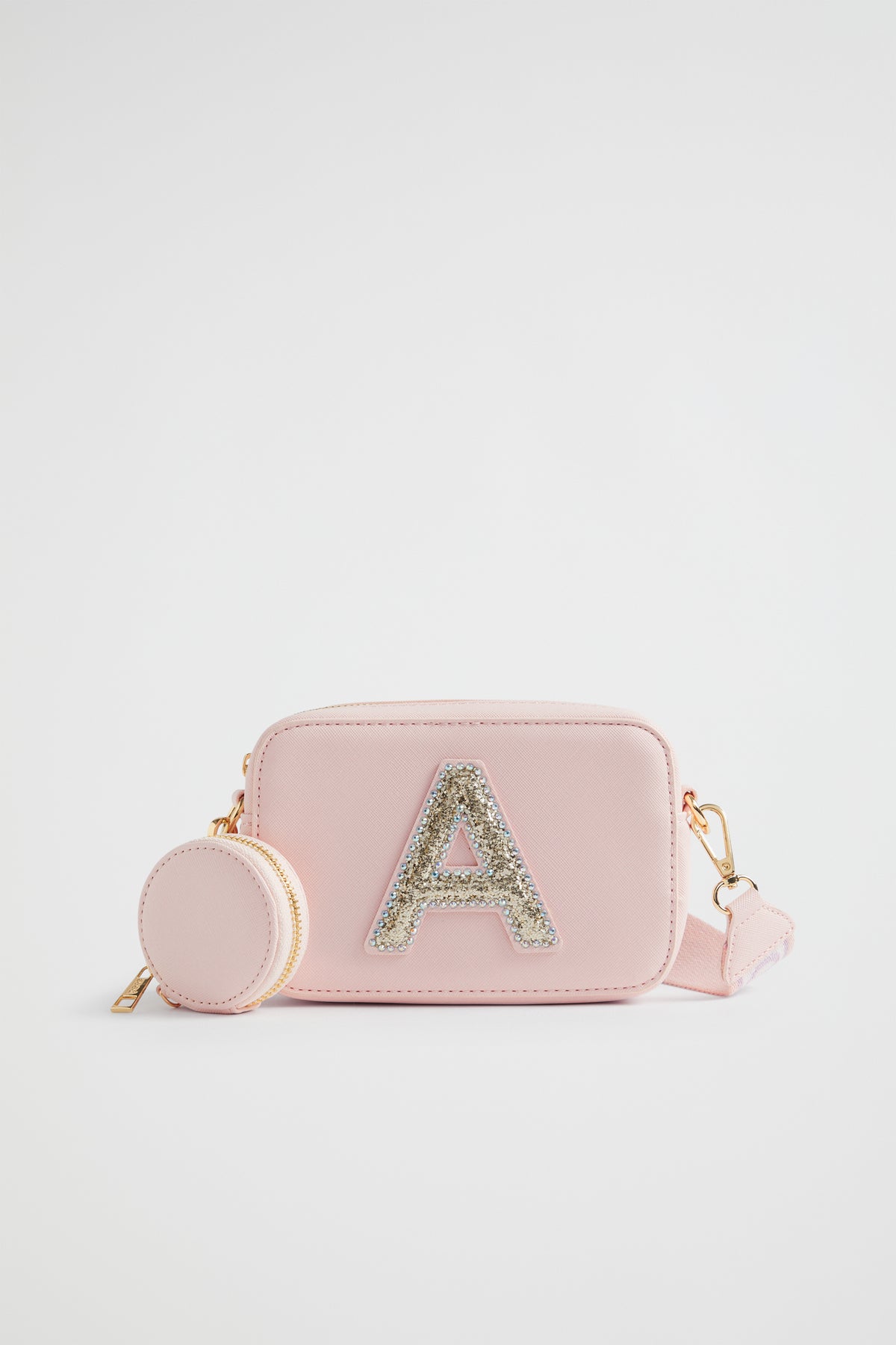 Glitter Initial Bag
