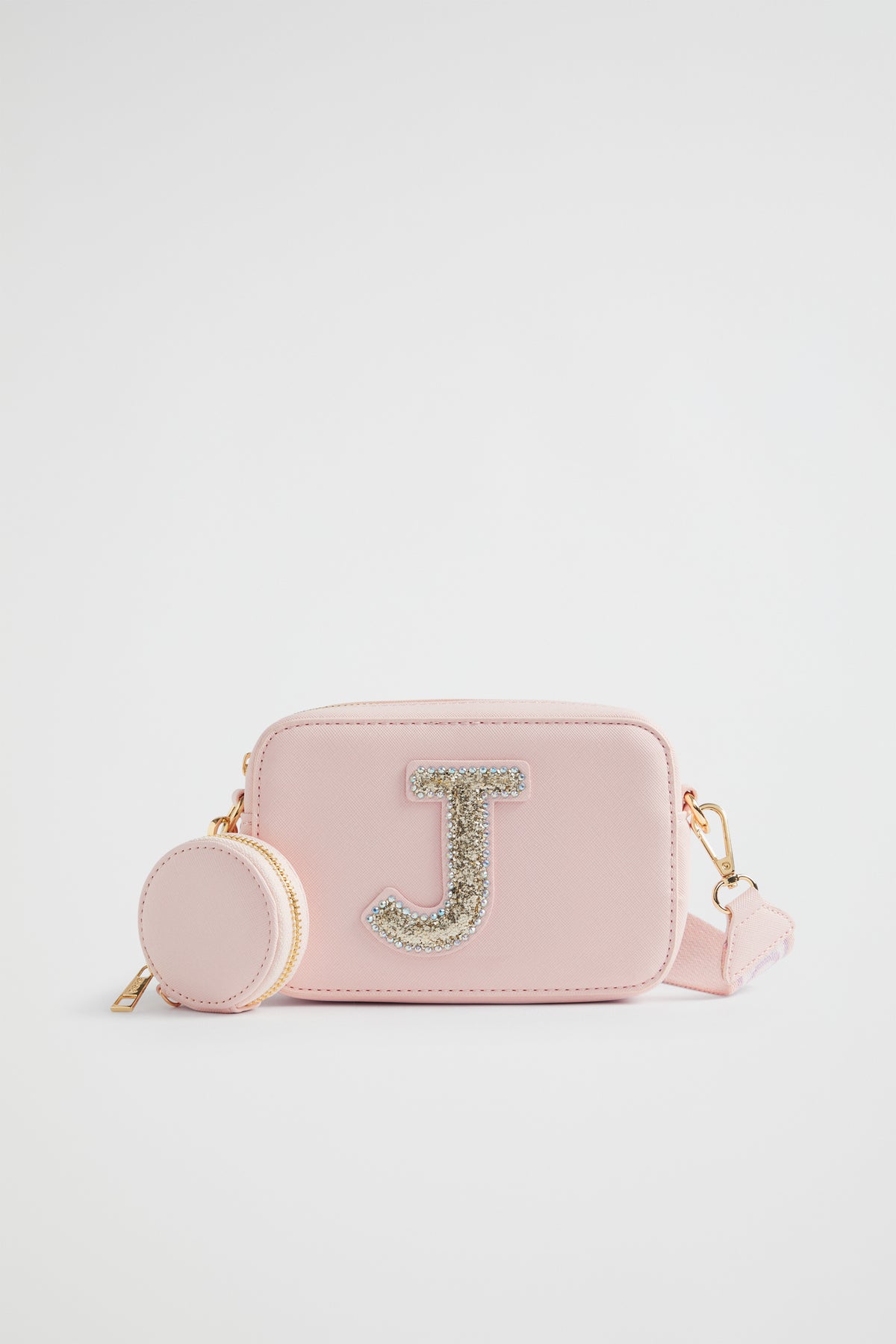 Glitter Initial Bag