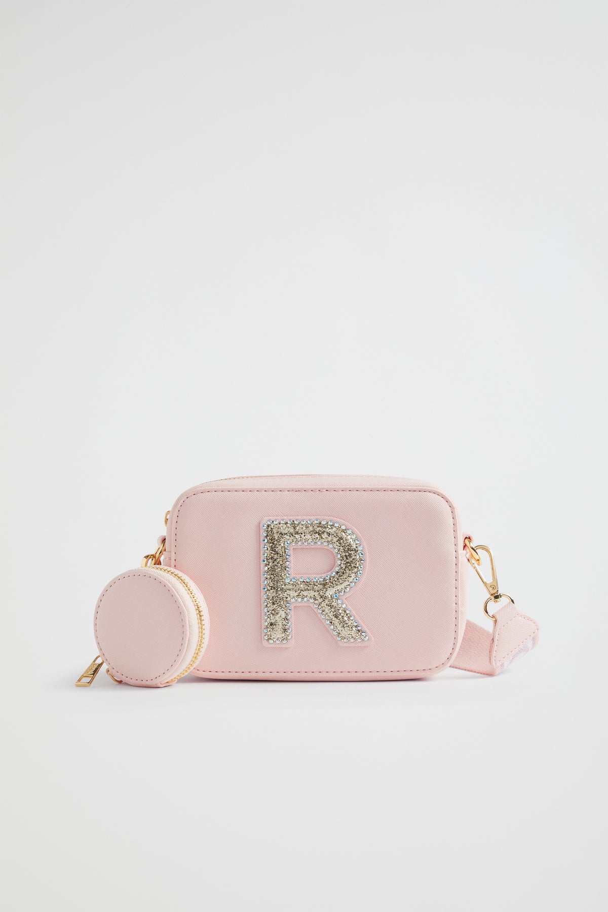 Glitter Initial Bag