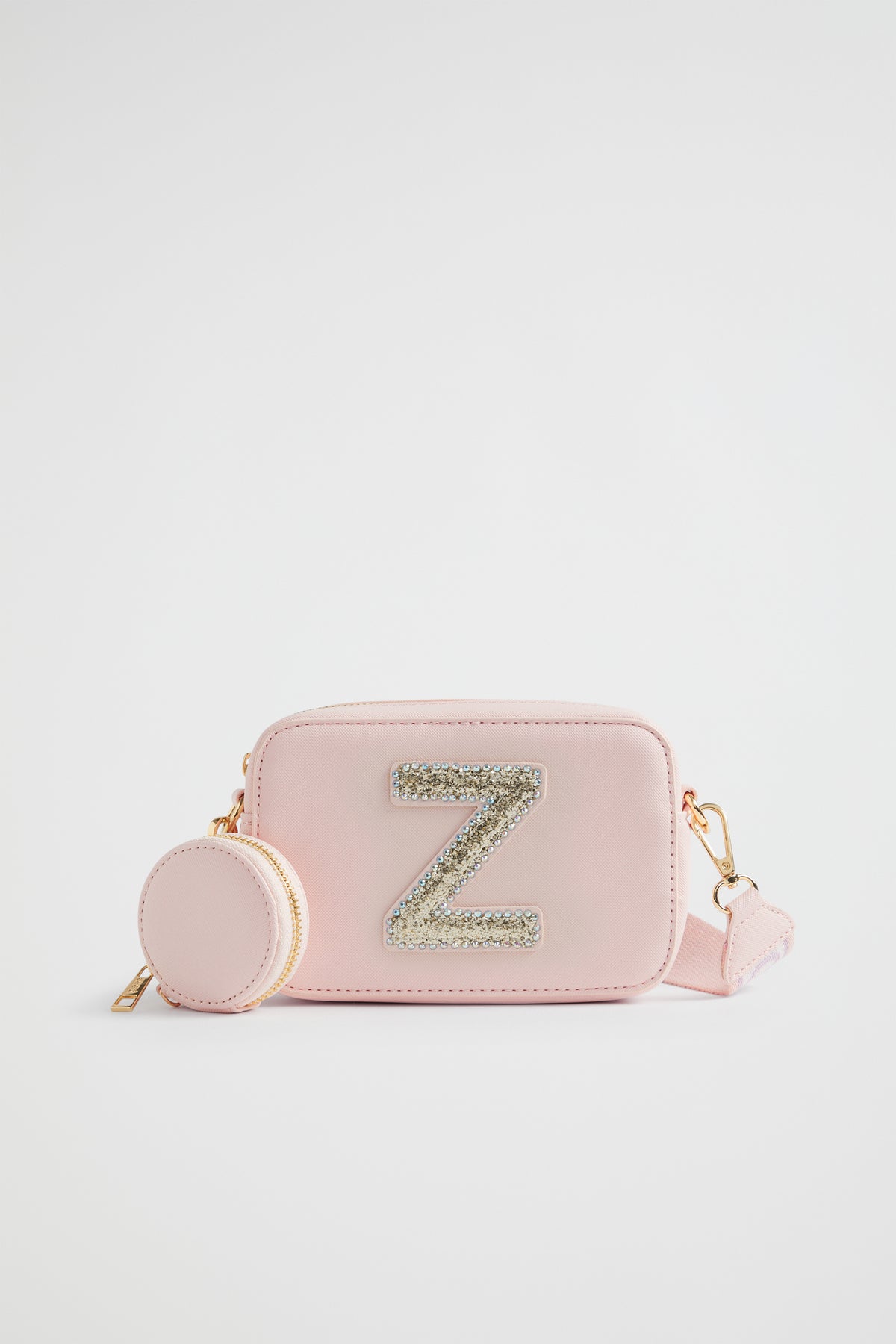 Glitter Initial Bag