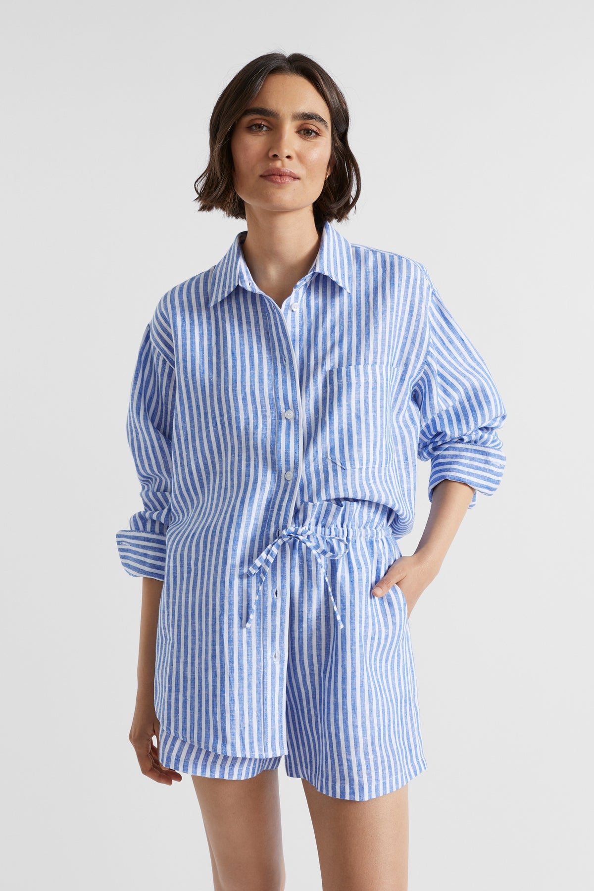 Core Linen Boyfriend Shirt