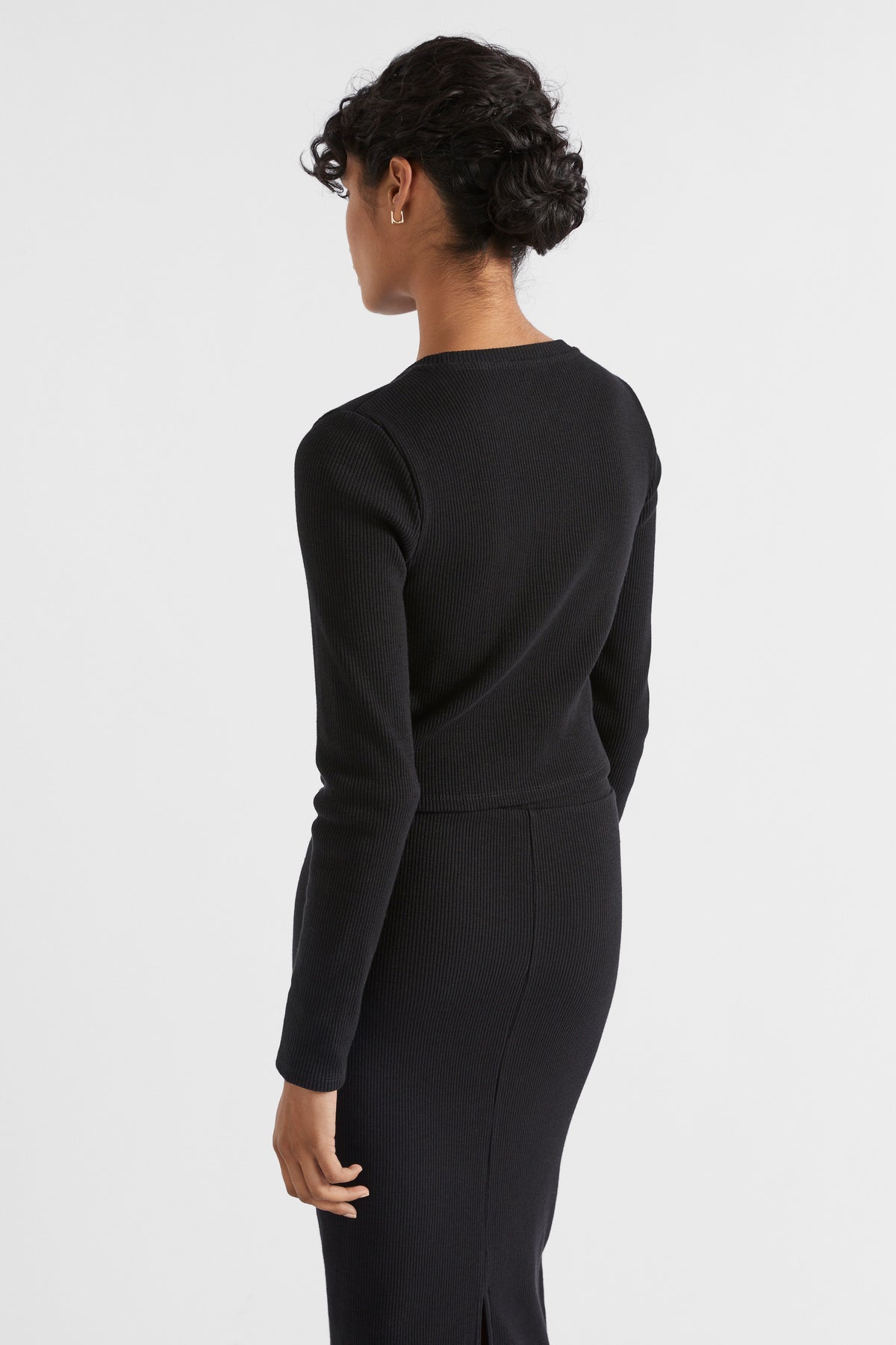 Rib Long Sleeve Top