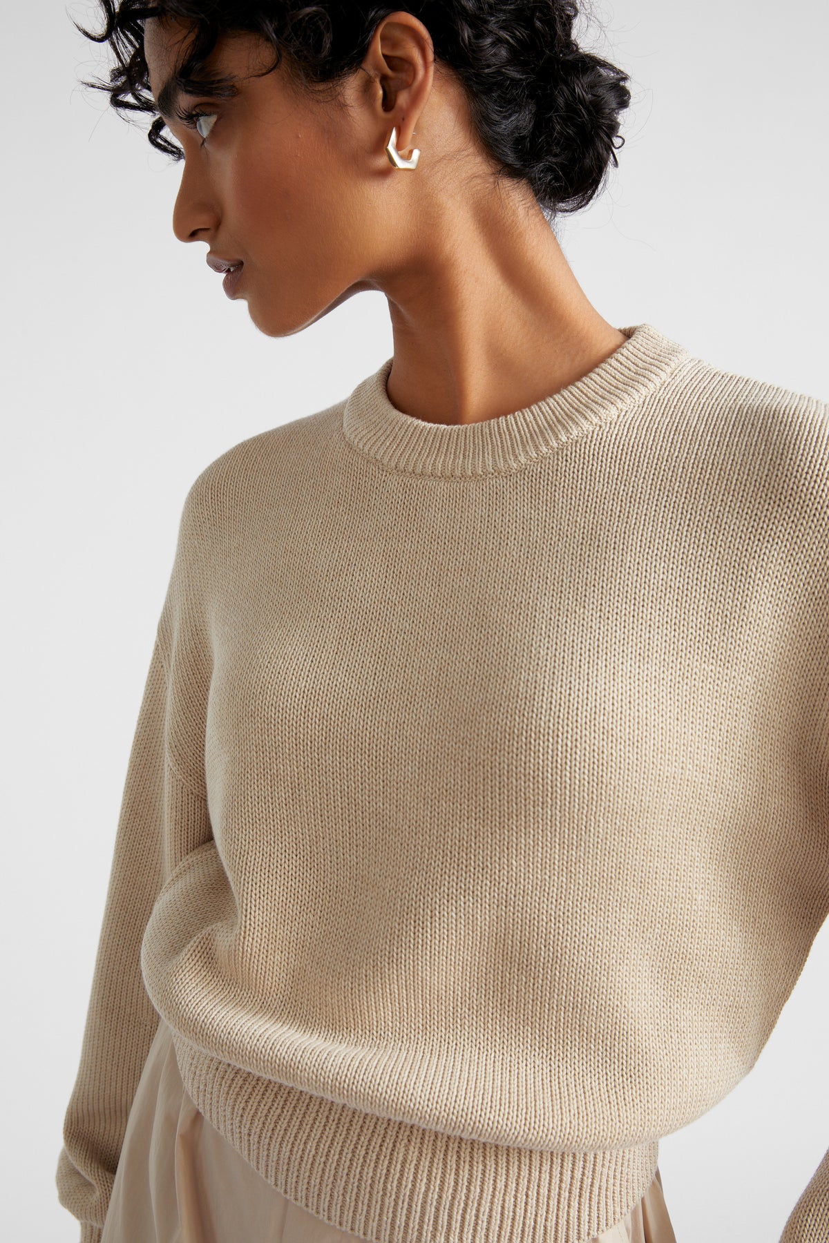 Cotton Rib Easy Knit