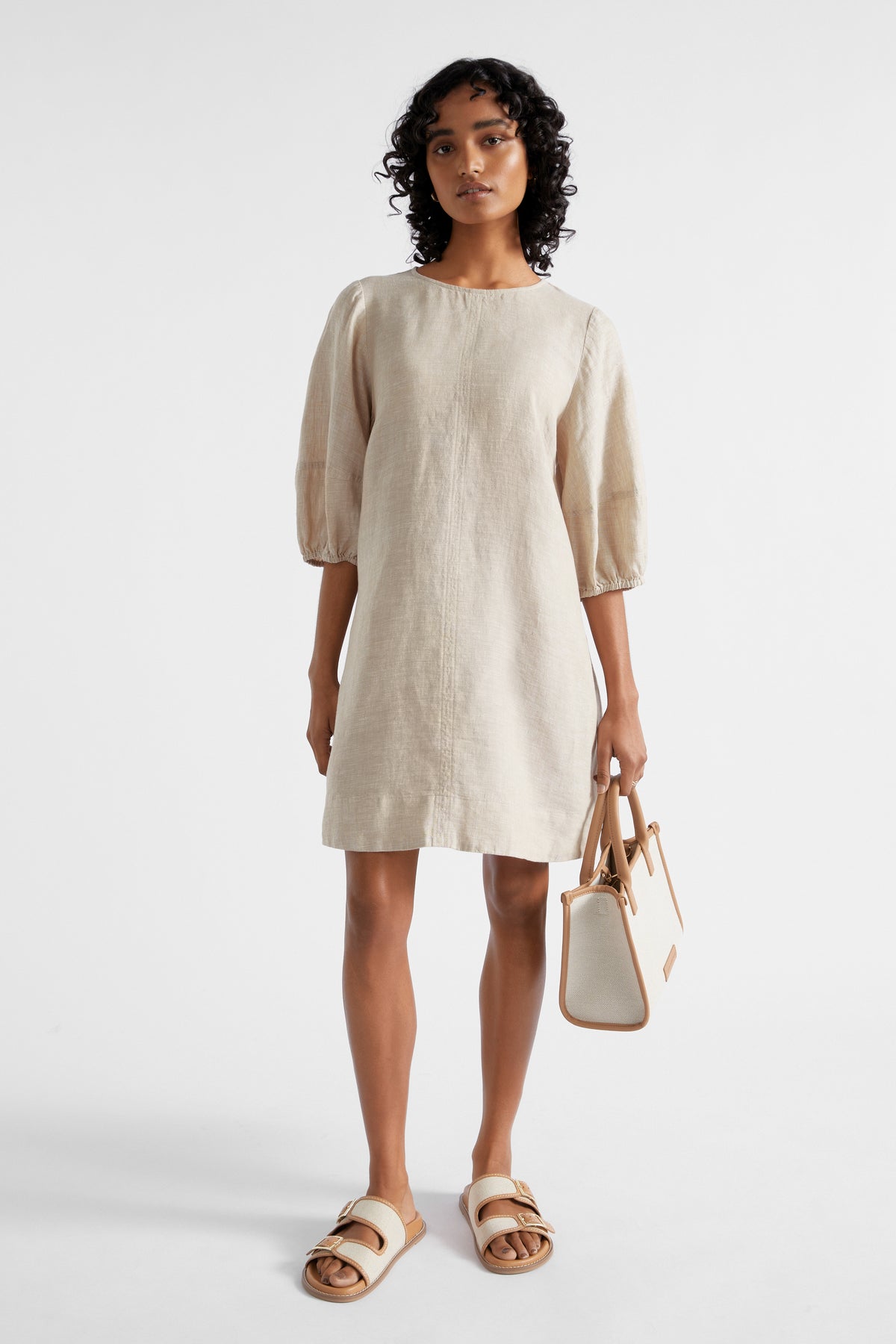Core Linen Mini Dress
