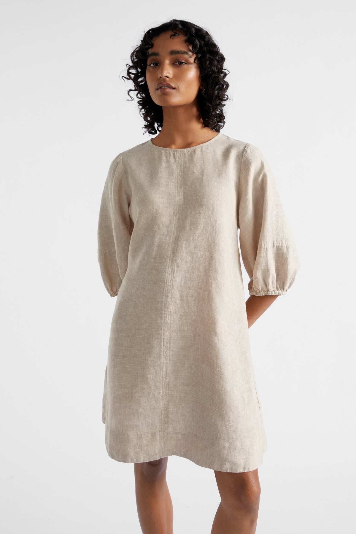 Core Linen Mini Dress