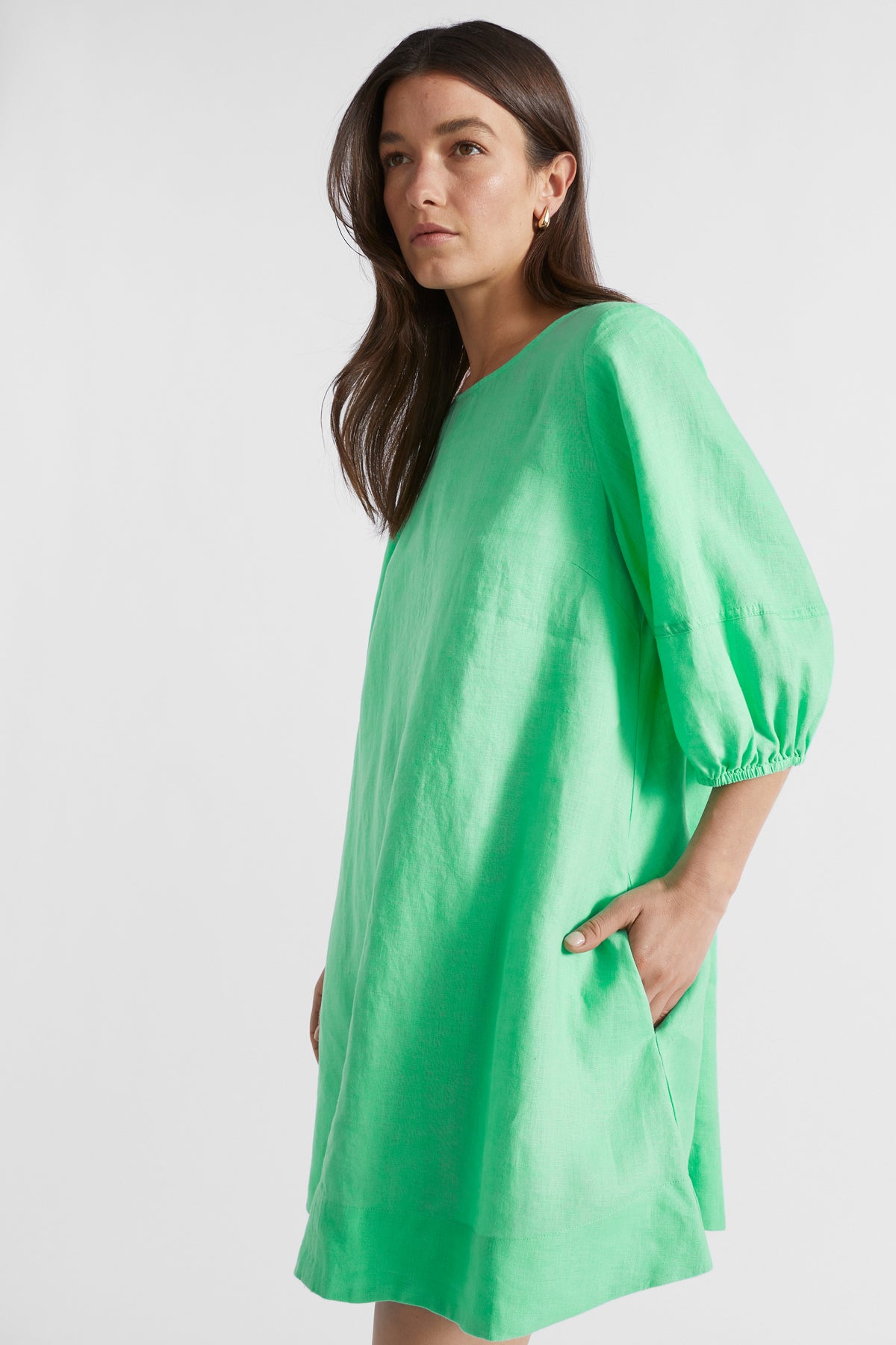Core Linen Mini Dress