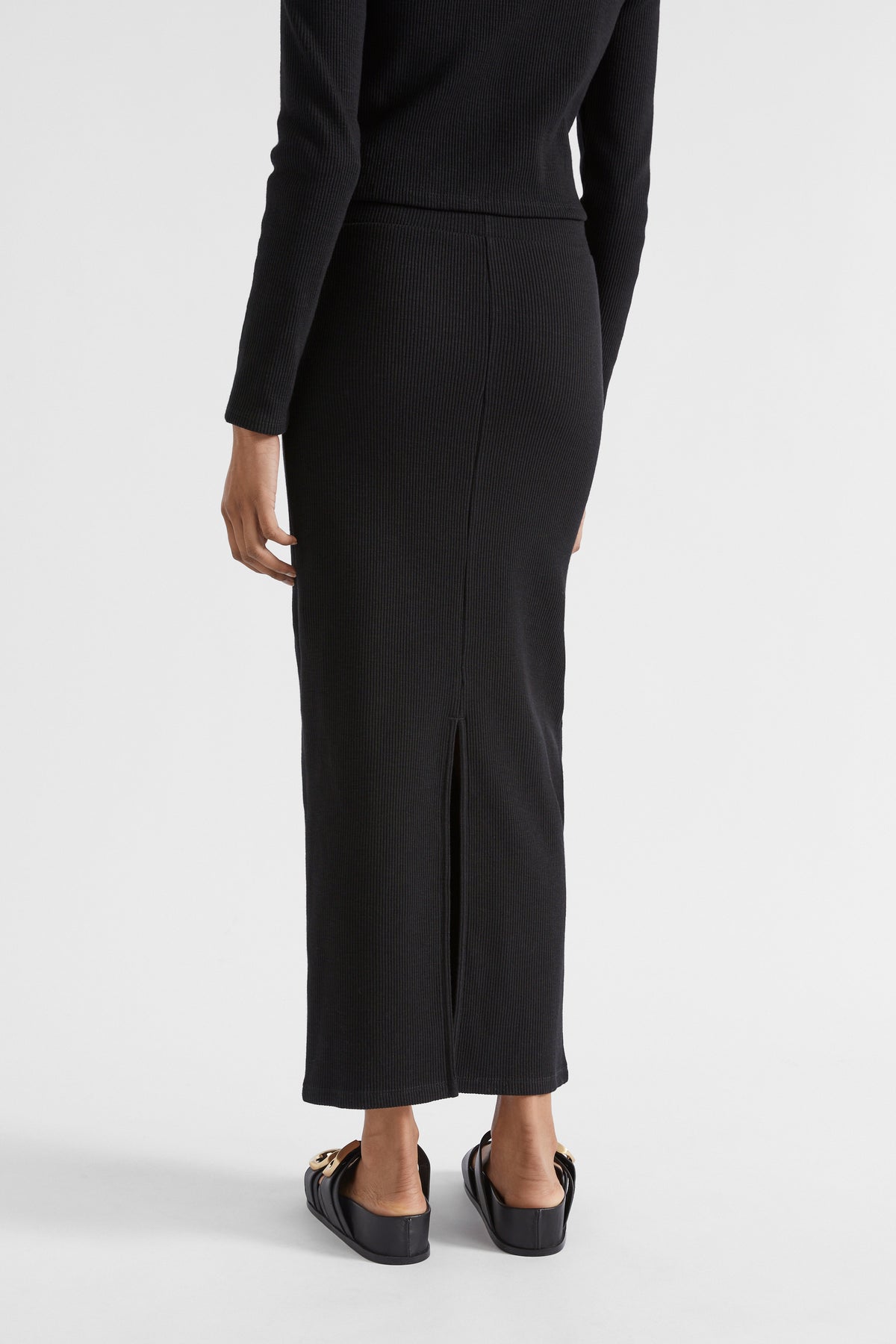 Rib Maxi Skirt