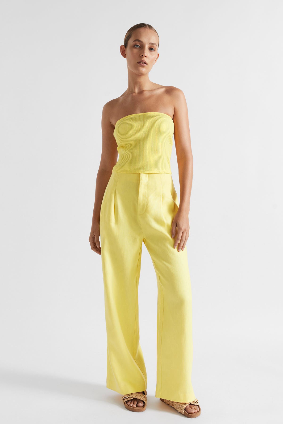 Rib Strapless Bodice