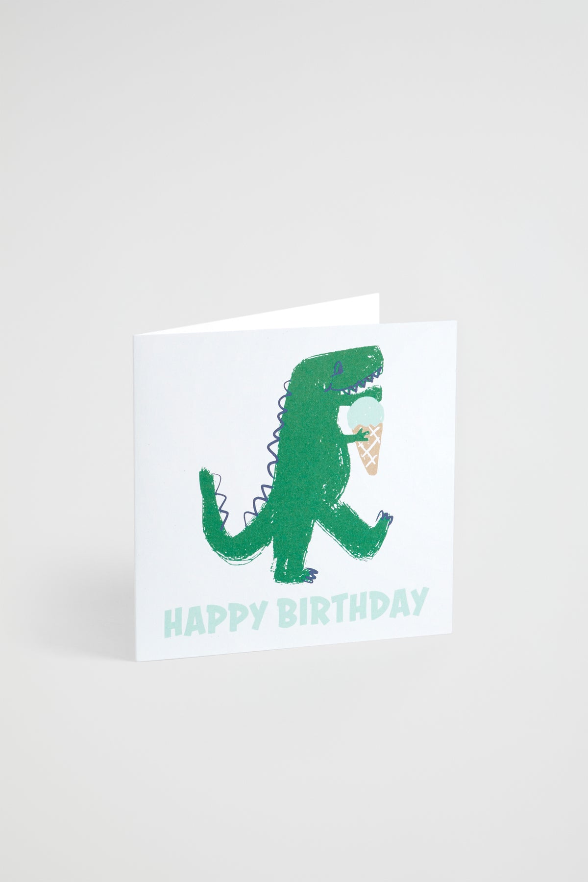 Large Happy Birthday Dinosaur Card